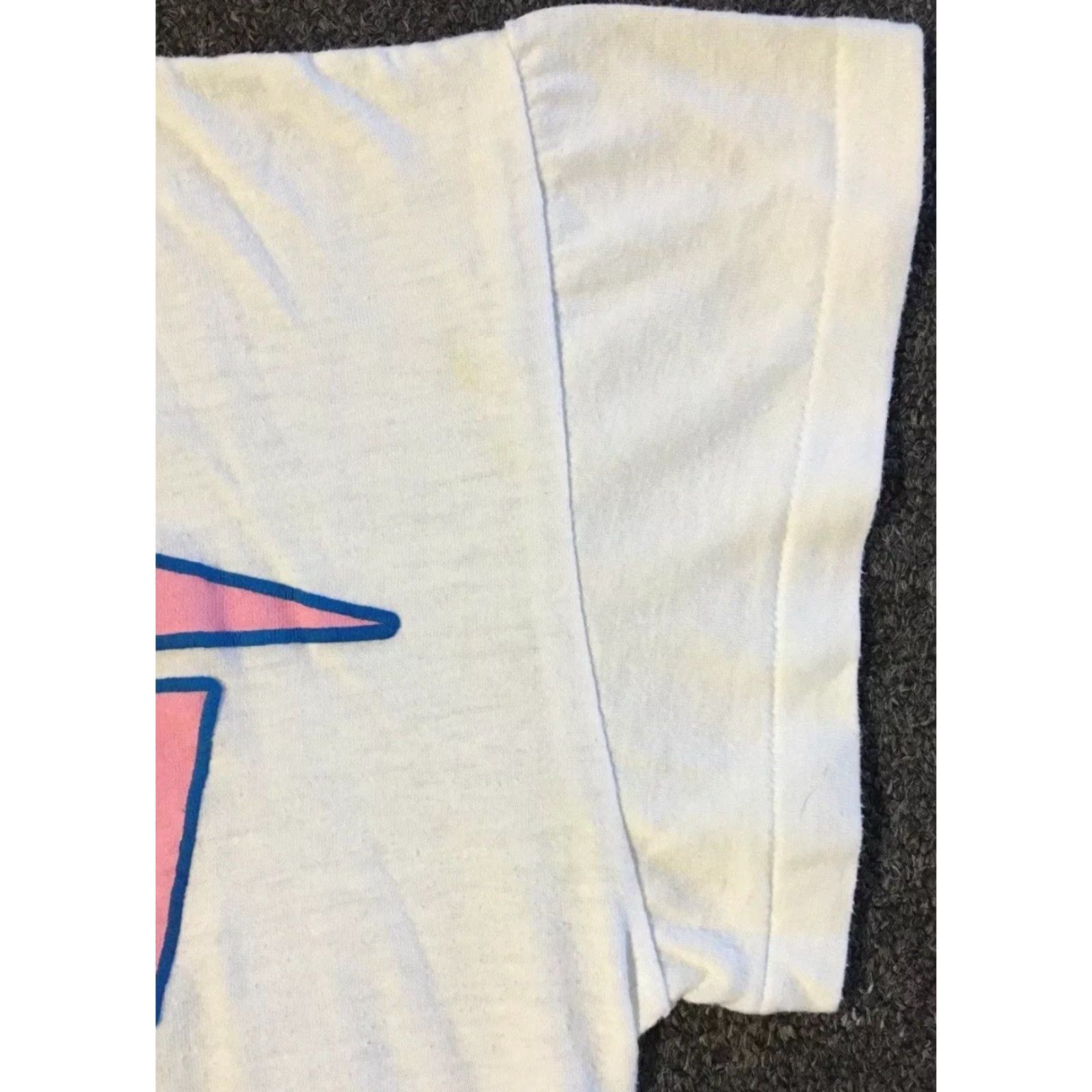 Avia Vtg 80s Avia Faded Crop Shirt M USA Gym Beach Surf Grunge Vaporwave Skate OP 90s Size M / US 6-8 / IT 42-44 - 5 Thumbnail