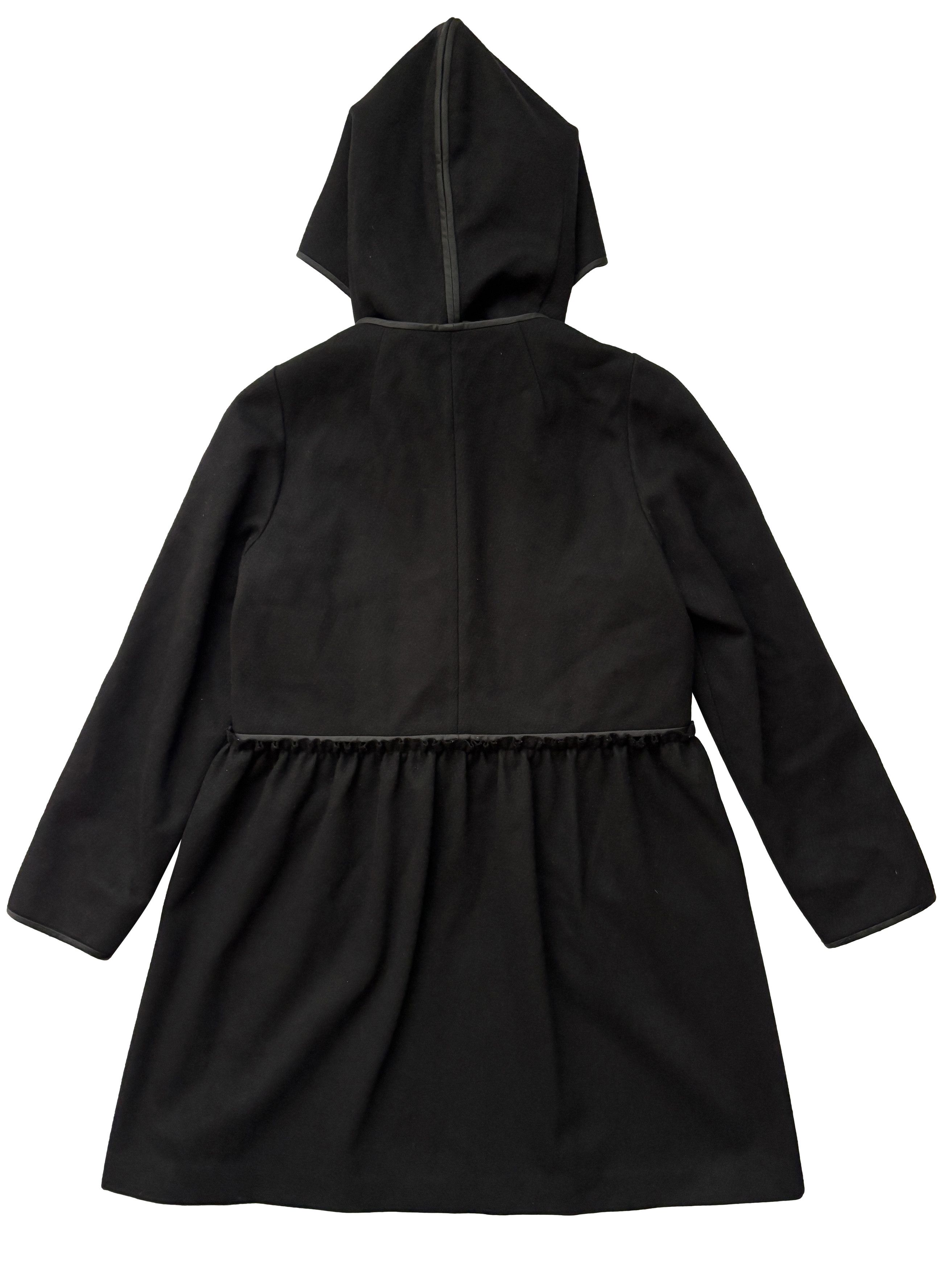 Miu Miu ⚡️QUICK SALE⚡️2008 Miu Miu Black Coat Removable Hood Size M / US 6-8 / IT 42-44 - 2 Thumbnail