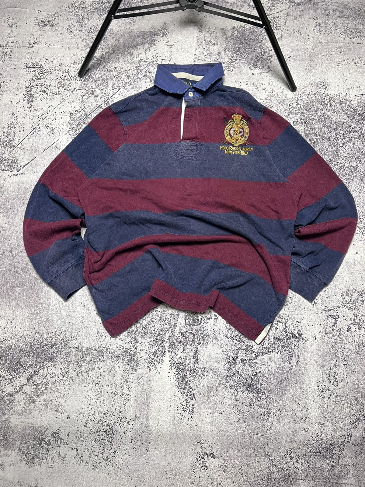 Polo Ralph Lauren Vintage Polo Ralph Lauren Striped Rugby New York ...