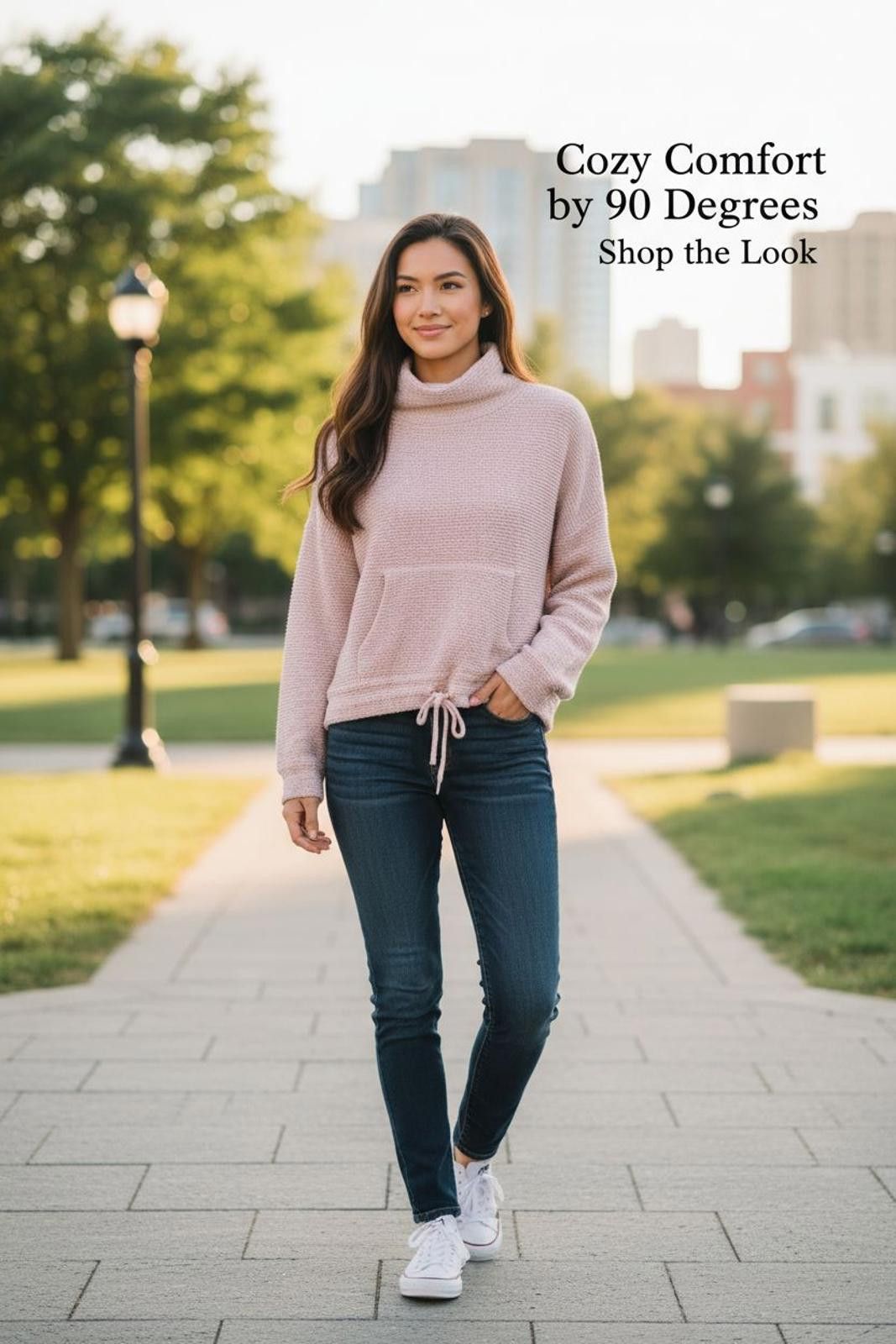 Other 90 Degrees by Reflex Cozy Comfort Women's Pullover Sweater Size M / US 6-8 / IT 42-44 - 1 Thumbnail