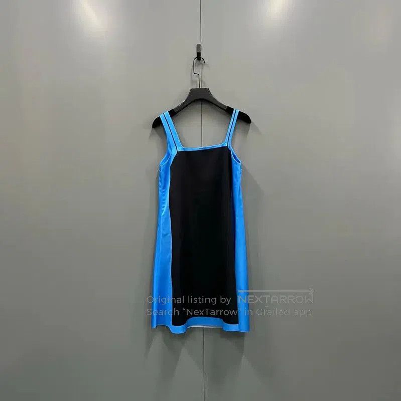 Loewe Loewe Summer Blue Cotton Midi Dress . Size XXS / US 00 / IT 34 - 4 Thumbnail