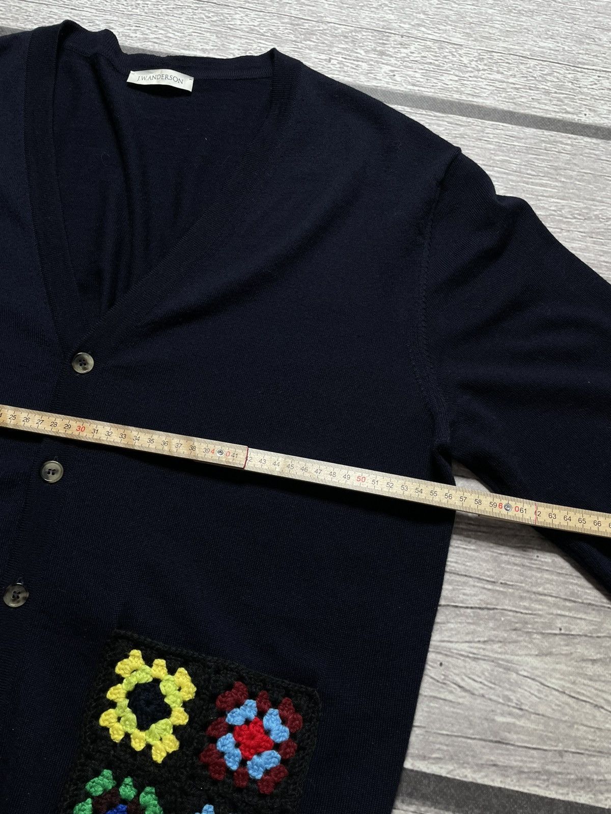 JW Anderson JW Anderson Wool Flower Pocket Cardigan Size US L / EU 52-54 / 3 - 9 Thumbnail