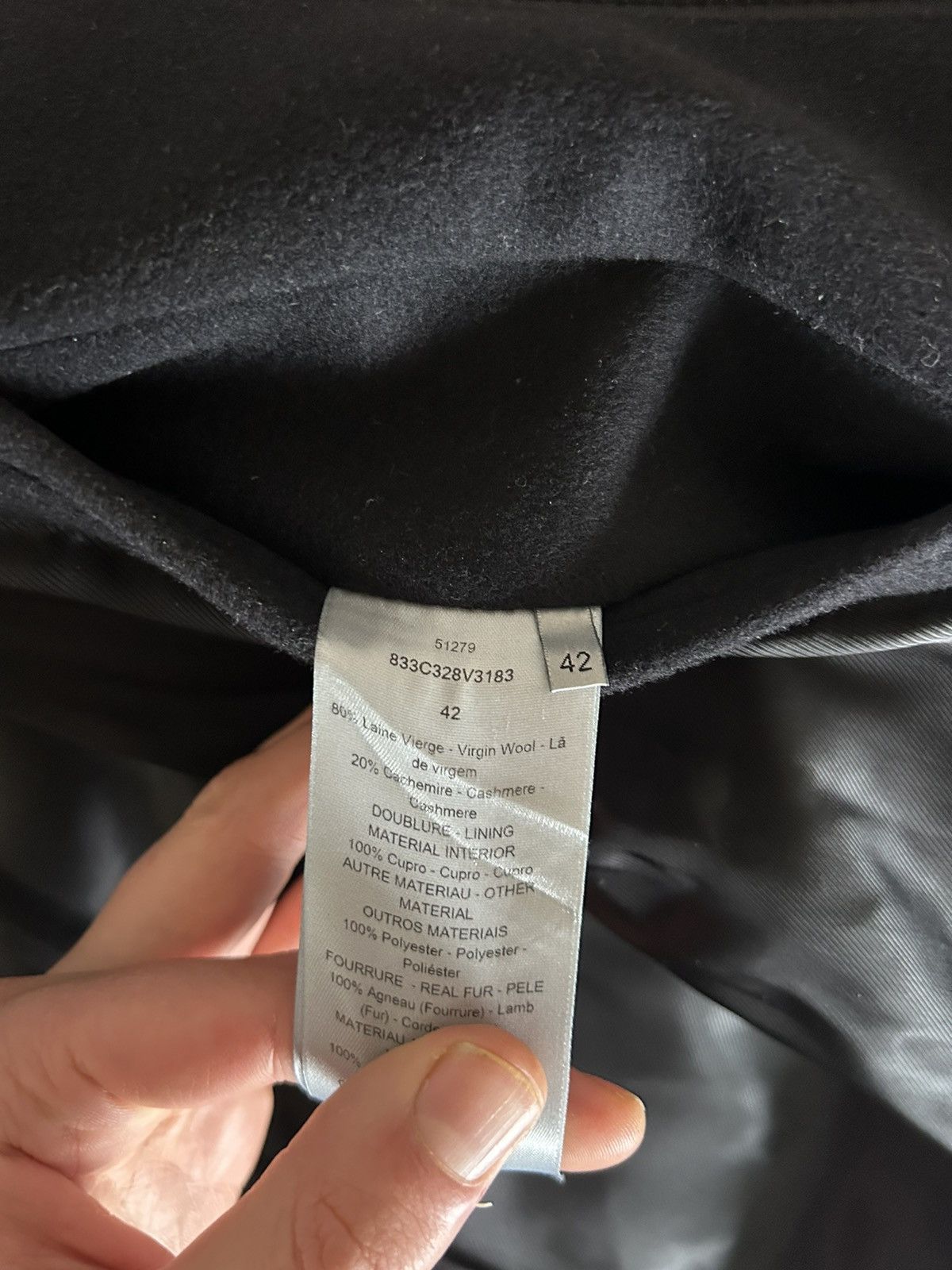 Dior Dior Homme Wool/Cashmere Parka with Fur Collar Size US L / EU 52-54 / 3 - 17 Thumbnail