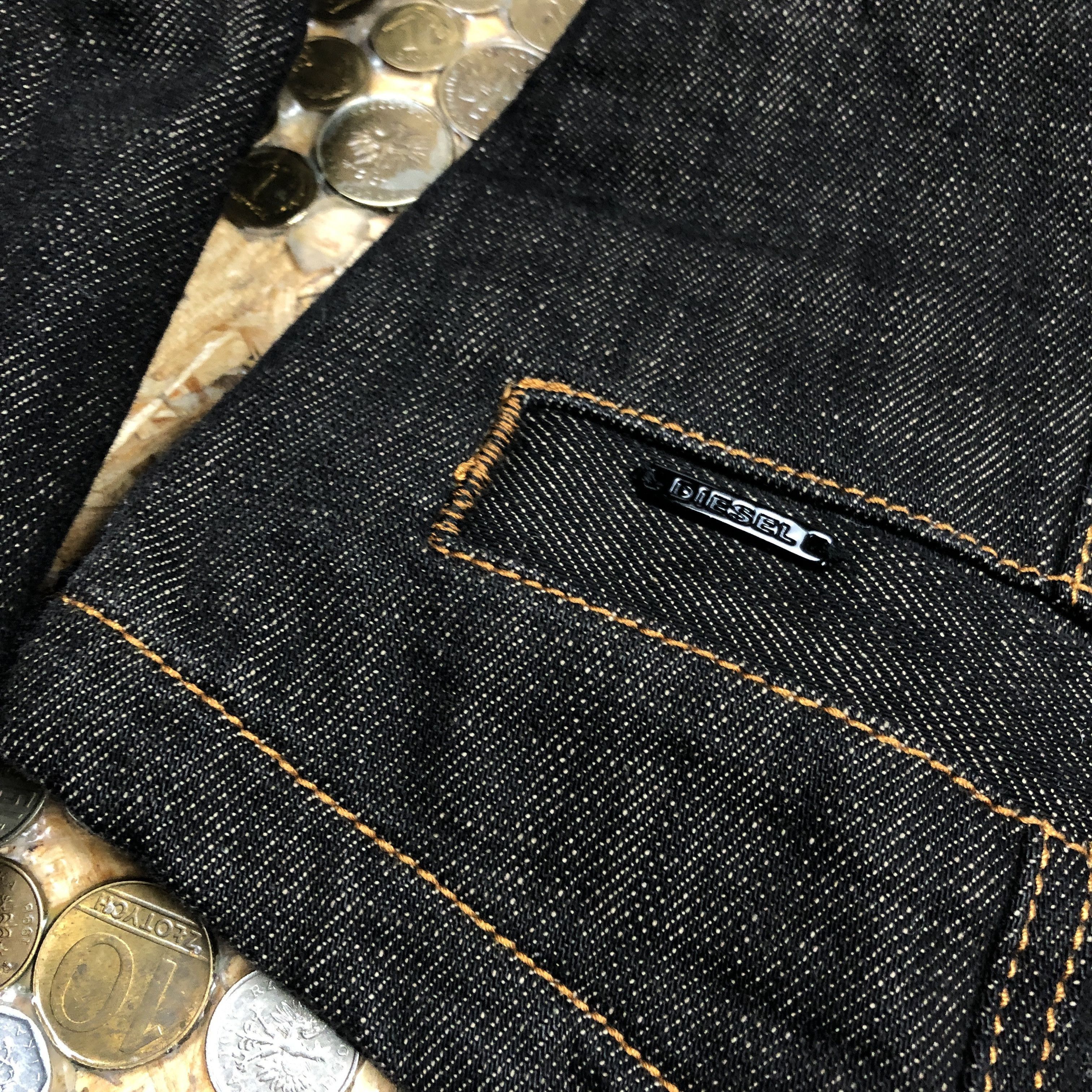 Diesel Diesel Denim jeans blazer jacket 90's Size M / US 6-8 / IT 42-44 - 3 Thumbnail