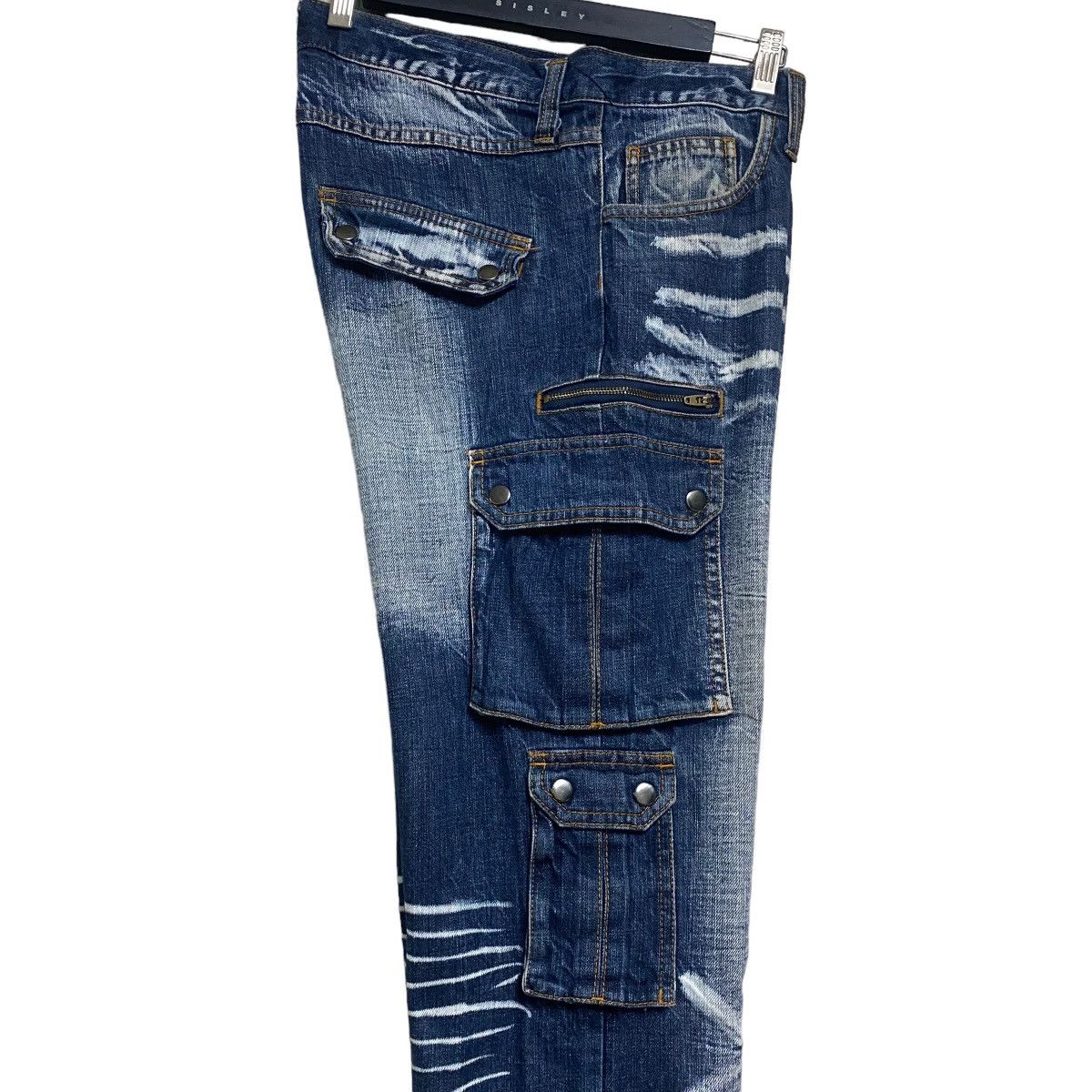 Japanese Brand Japanese Brand Vomanie Denim Cargo Pants Size US 34 / EU 50 - 3 Thumbnail