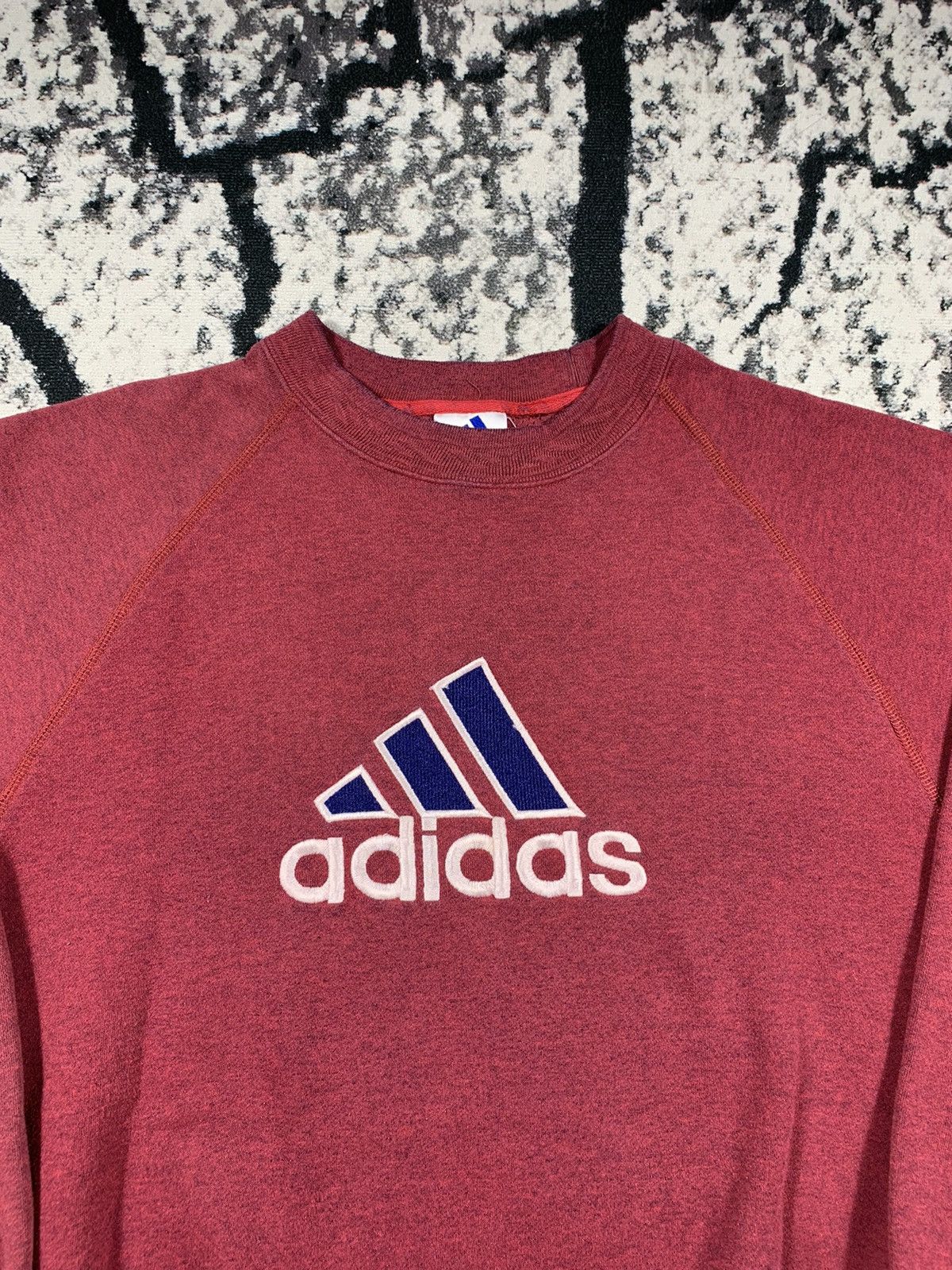 Adidas × Vintage Vintage Adidas Sweatshirt Crewneck Boxy Big Logo Baggy Size US M / EU 48-50 / 2 - 4 Thumbnail