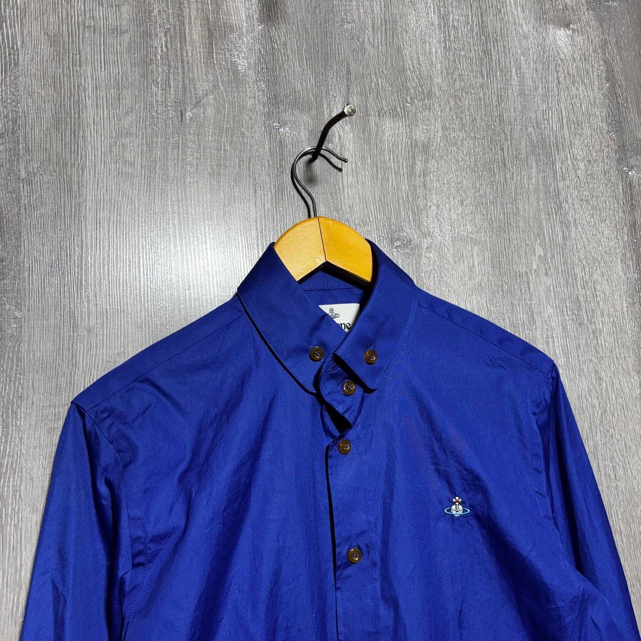 Vivienne Westwood Vivienne Westwood Cotton Button Up Shirt Blue Size US M / EU 48-50 / 2 - 2 Thumbnail