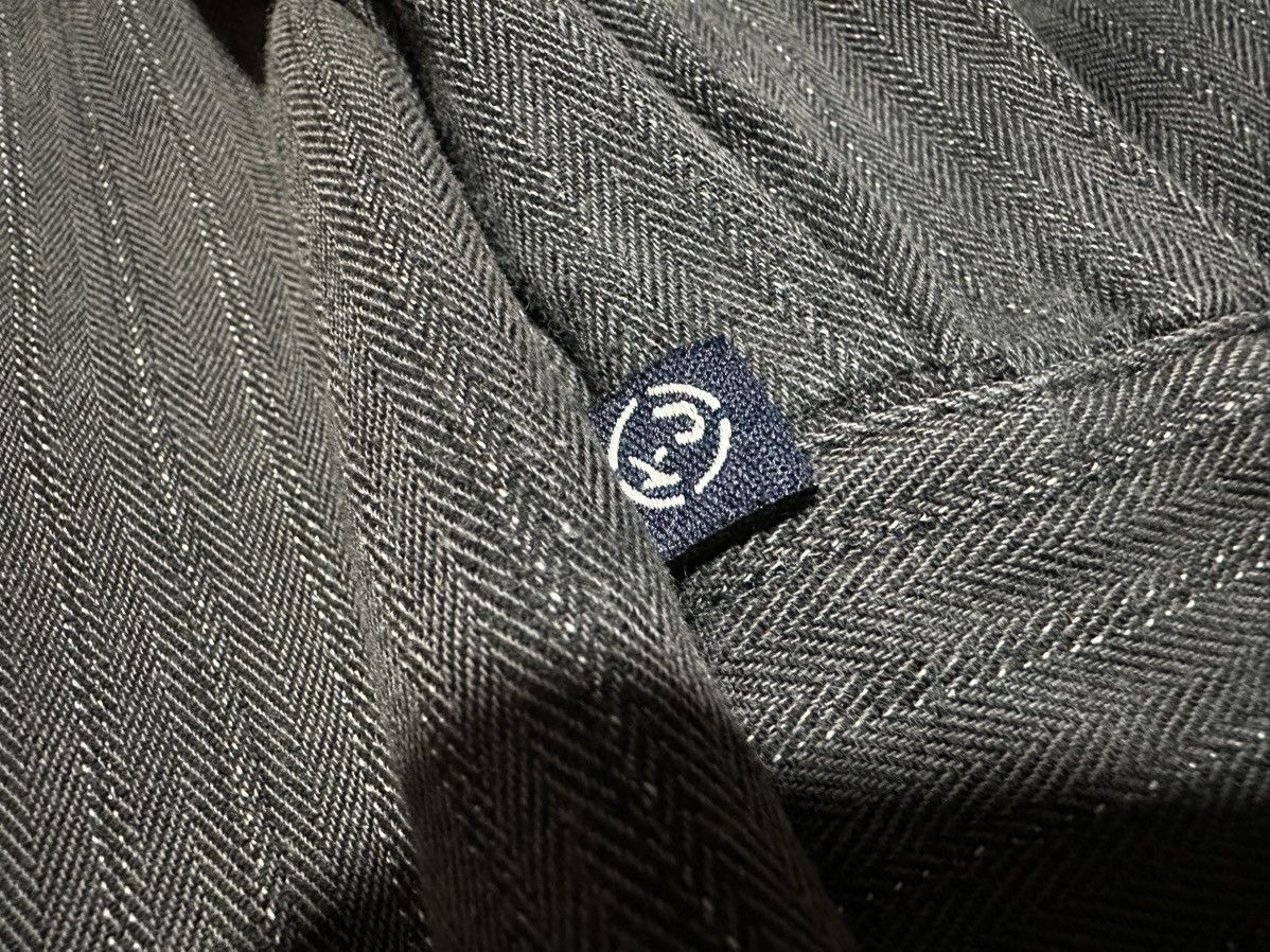 Japanese Brand 🔥Rare Design Vintage Kansai Jeans Striped Zip Shirt Jacket Size US L / EU 52-54 / 3 - 13 Thumbnail