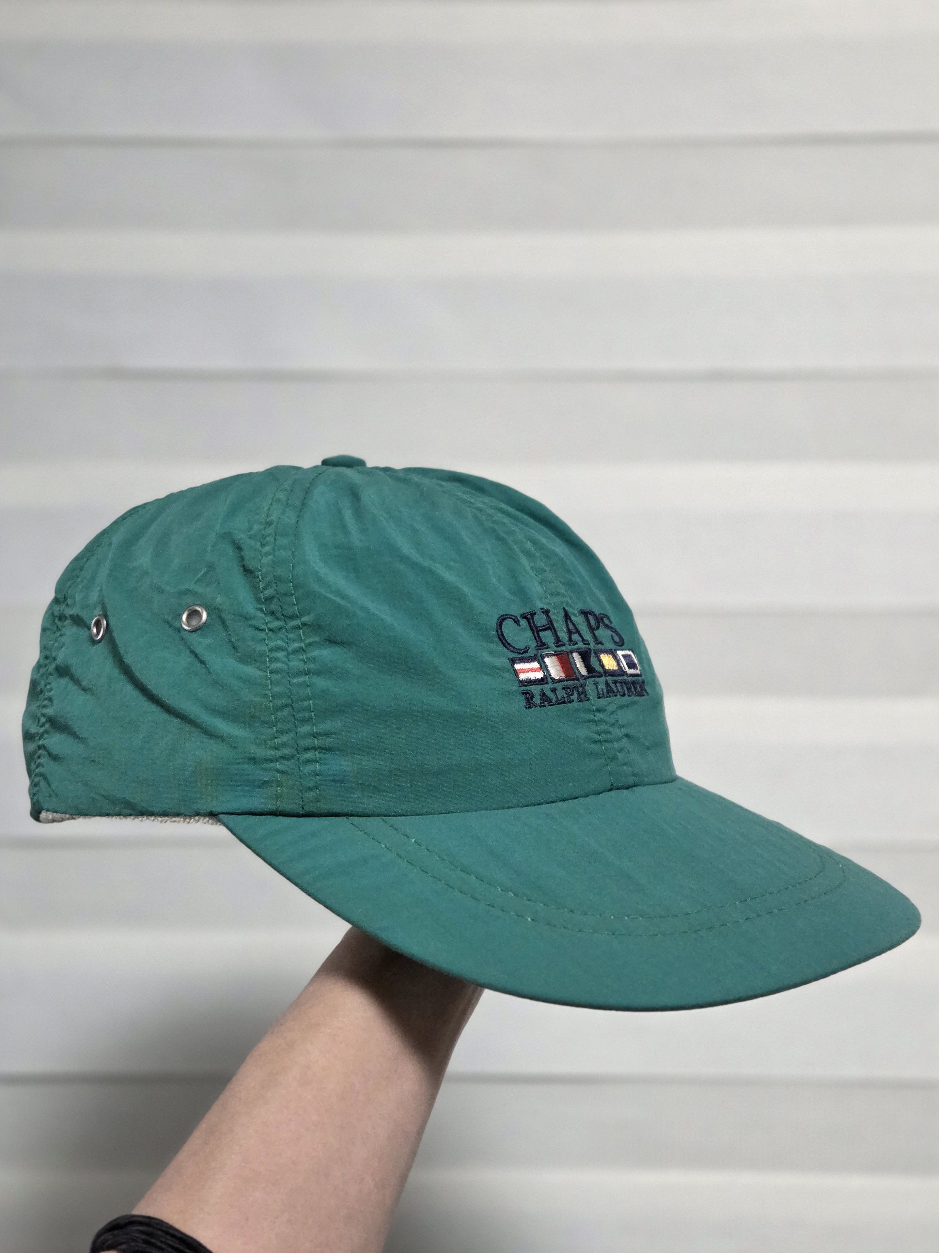 Chaps Ralph Lauren VTG MADE IN USA Chaps ralph lauren nylon Inner terry cap Size ONE SIZE - 4 Thumbnail