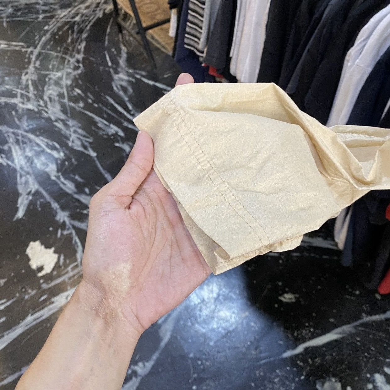 Hai Sporting Gear Vintage Hai Sporting Gear Issey Miyake Beige Worker Jacket Size US M / EU 48-50 / 2 - 7 Thumbnail