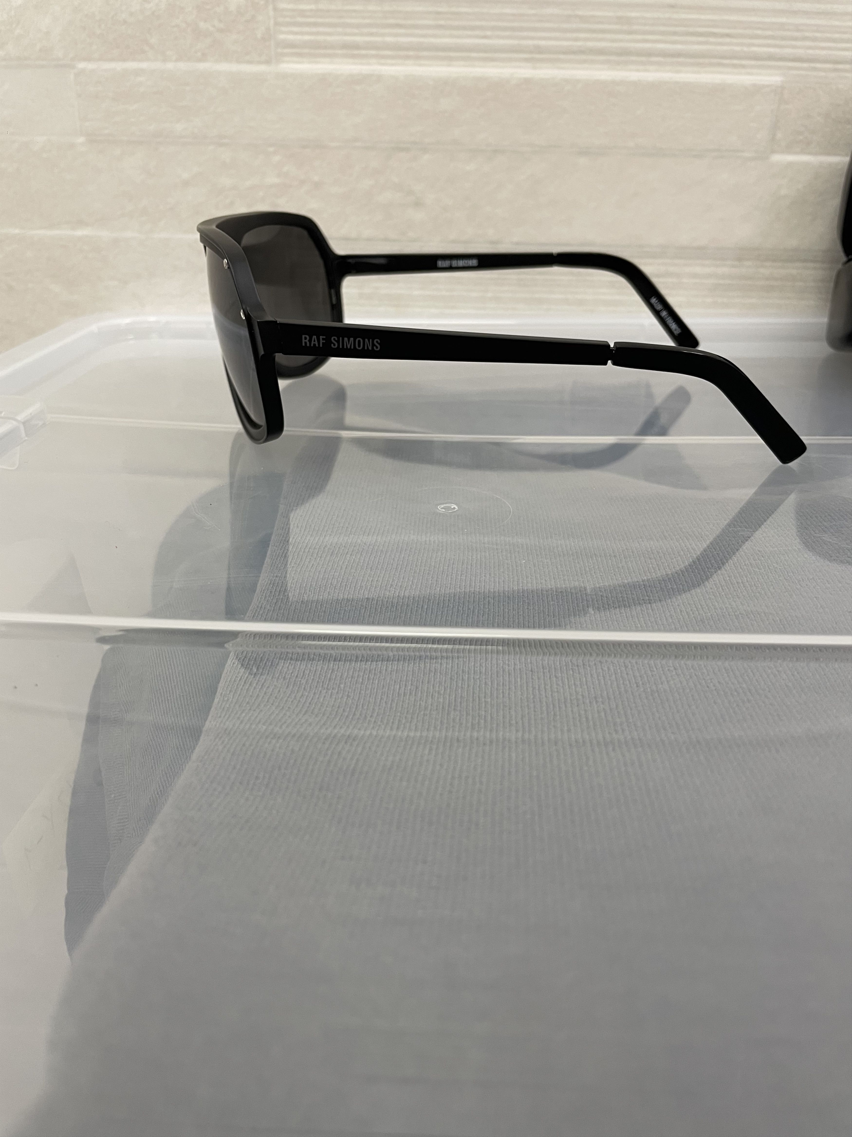 Raf Simons Linda Farrow X Raf Simons S/S 2008 aviator sunglasses Size ONE SIZE - 4 Thumbnail