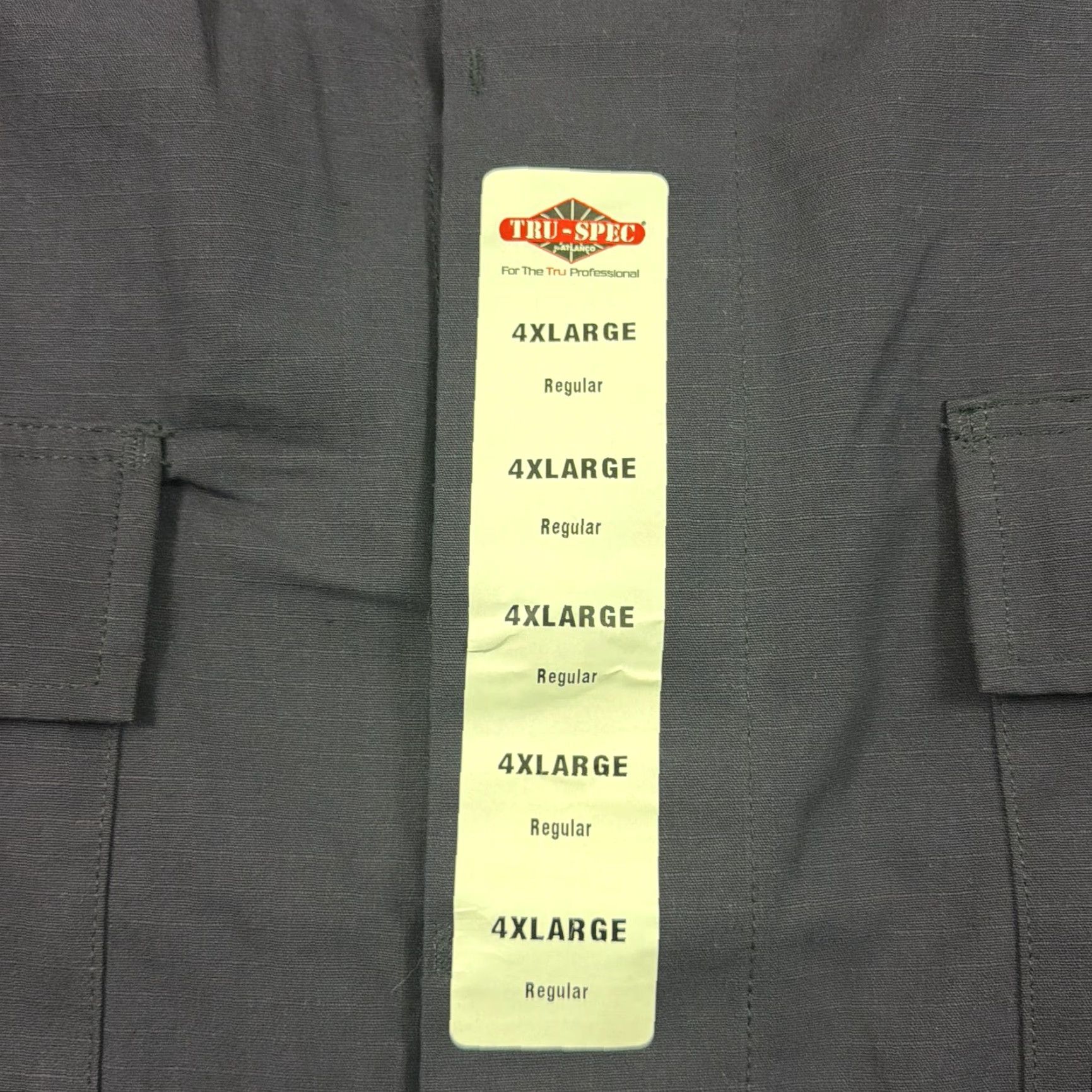 Vintage Tru-Spec Shirt Mens 4XL Blue Canvas Tactical Utility Long Sleeve Pockets Work Button-Up Shirt Mens 4XL Regular Blue Workwear Pockets Size US XXL / EU 58 / 5 - 3 Thumbnail
