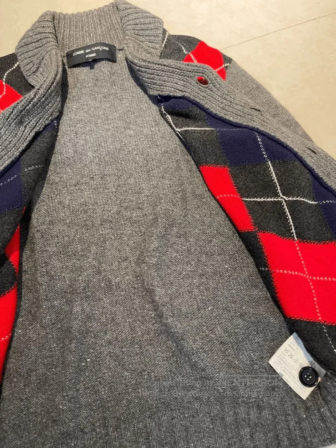Comme des Garcons Comme Des Garcons Homme Plaid Joint Cardigan. Size US M / EU 48-50 / 2 - 2 Thumbnail
