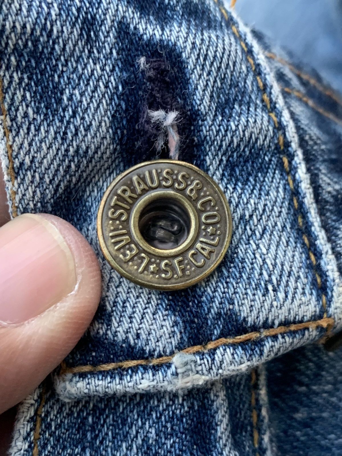 Levi's Vintage baggy Levi's 504 selvedge. Size US 32 / EU 48 - 5 Thumbnail