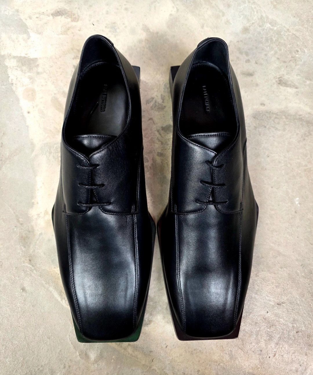 Balenciaga Balenciaga derbies in black smooth leather Size US 11 / EU 44 - 3 Thumbnail