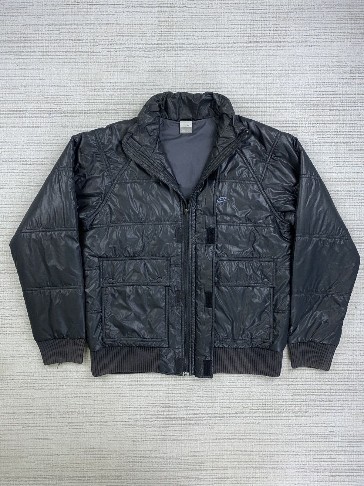 Nike × Vintage Vintage Nike Double Pocket Puffer Down Jacket Size US M / EU 48-50 / 2 - 7 Thumbnail