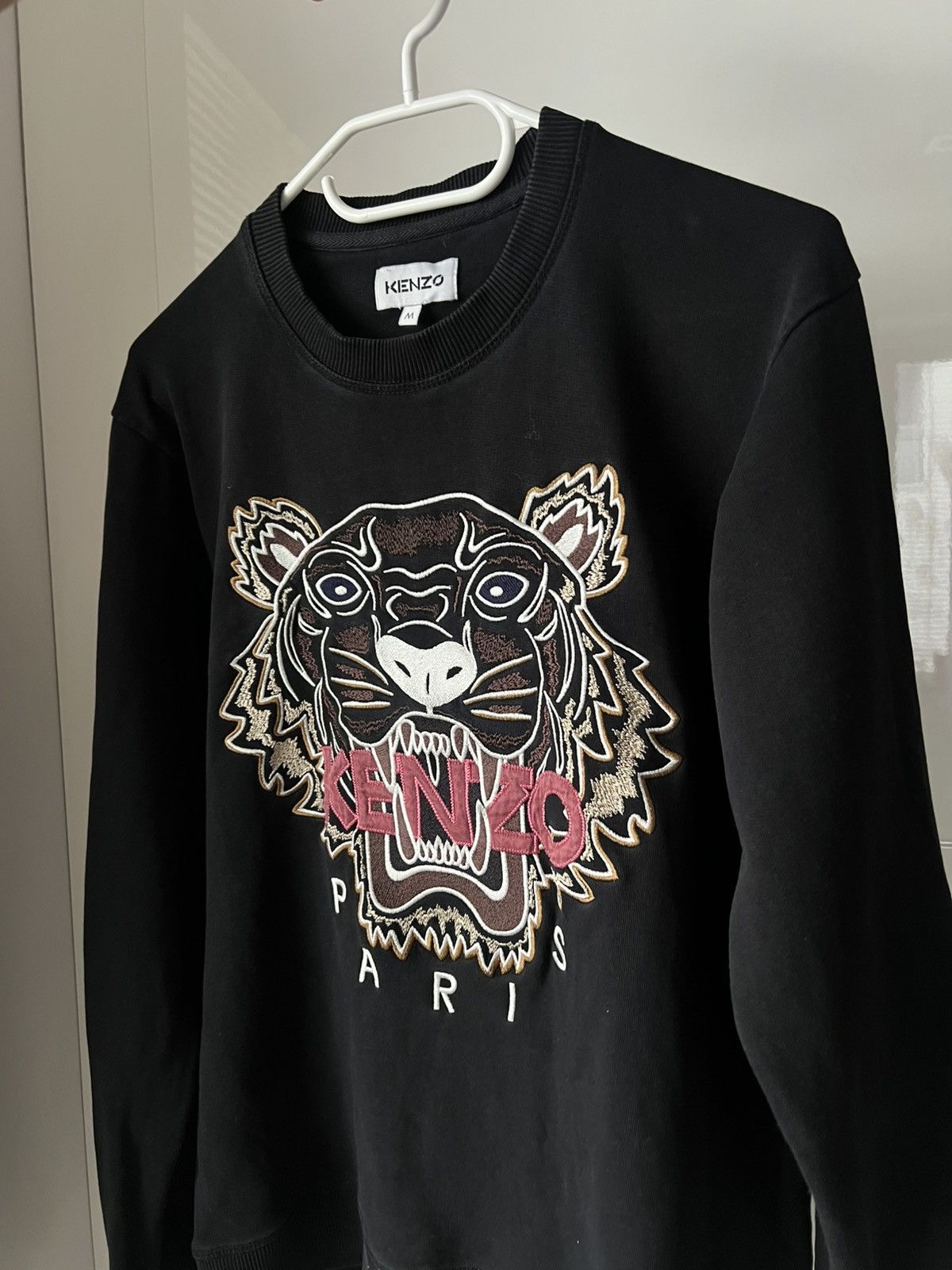 Kenzo ‼️New Kenzo Big Logo Tiger Logo Teddy Pure Sweatshirt ‼️ Size US M / EU 48-50 / 2 - 2 Thumbnail