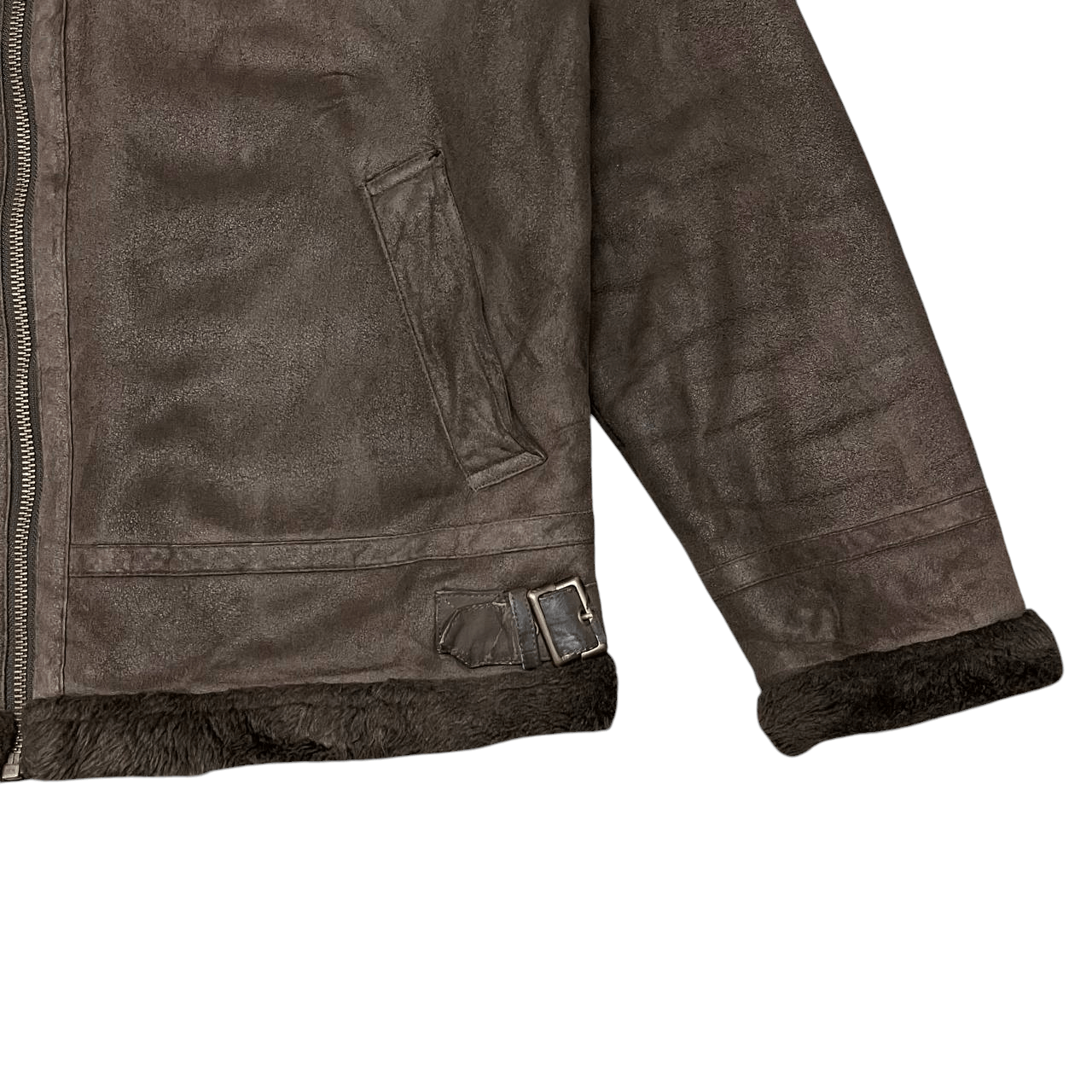 Kansai Yamamoto Vintage Kansai Jeans Shearling Jacket Size US L / EU 52-54 / 3 - 4 Thumbnail