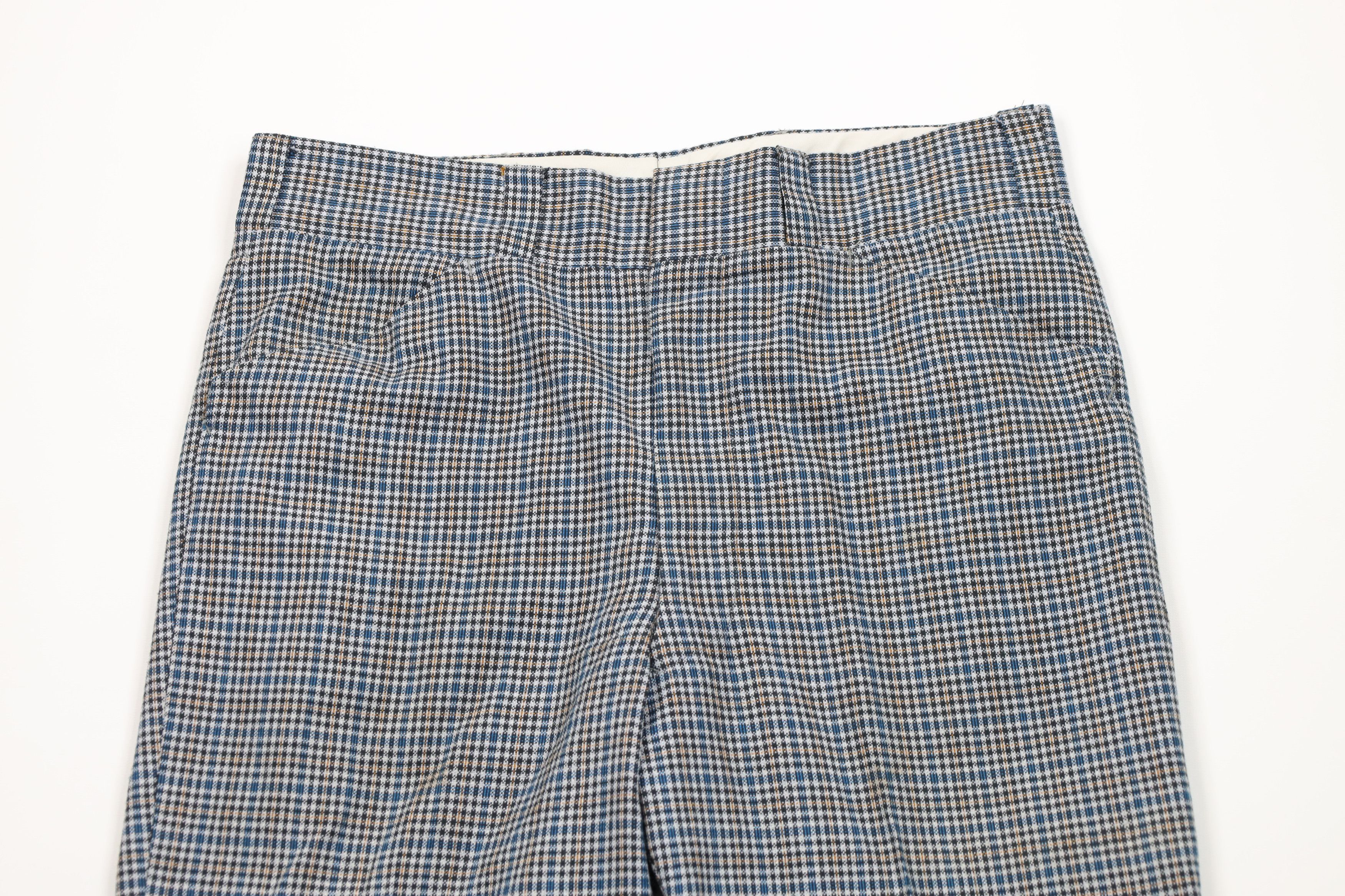 Vintage Vintage 60s 70s Streetwear Bell Bottoms Pants Plaid USA Size US 34 / EU 50 - 2 Thumbnail