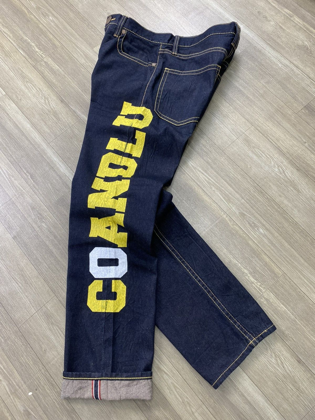 Hysteric Glamour Vintage CoandLu Japan Evisu Style Printed Selvedge Jeans Y2K Size US 34 / EU 50 - 1 Thumbnail