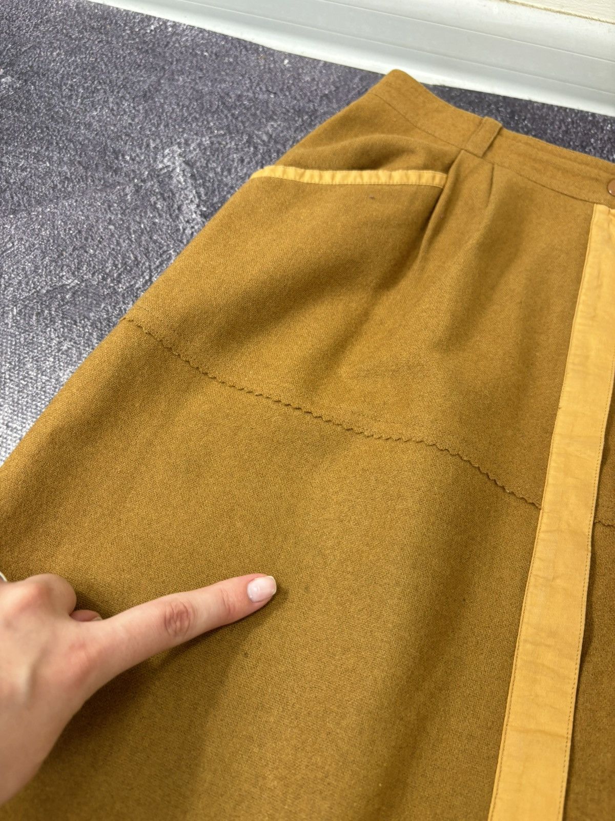 Iceberg Vintage J.C. de Castelbajac Iceberg Rare Wool Flared Skirt Size 30" / US 8 / IT 44 - 5 Thumbnail
