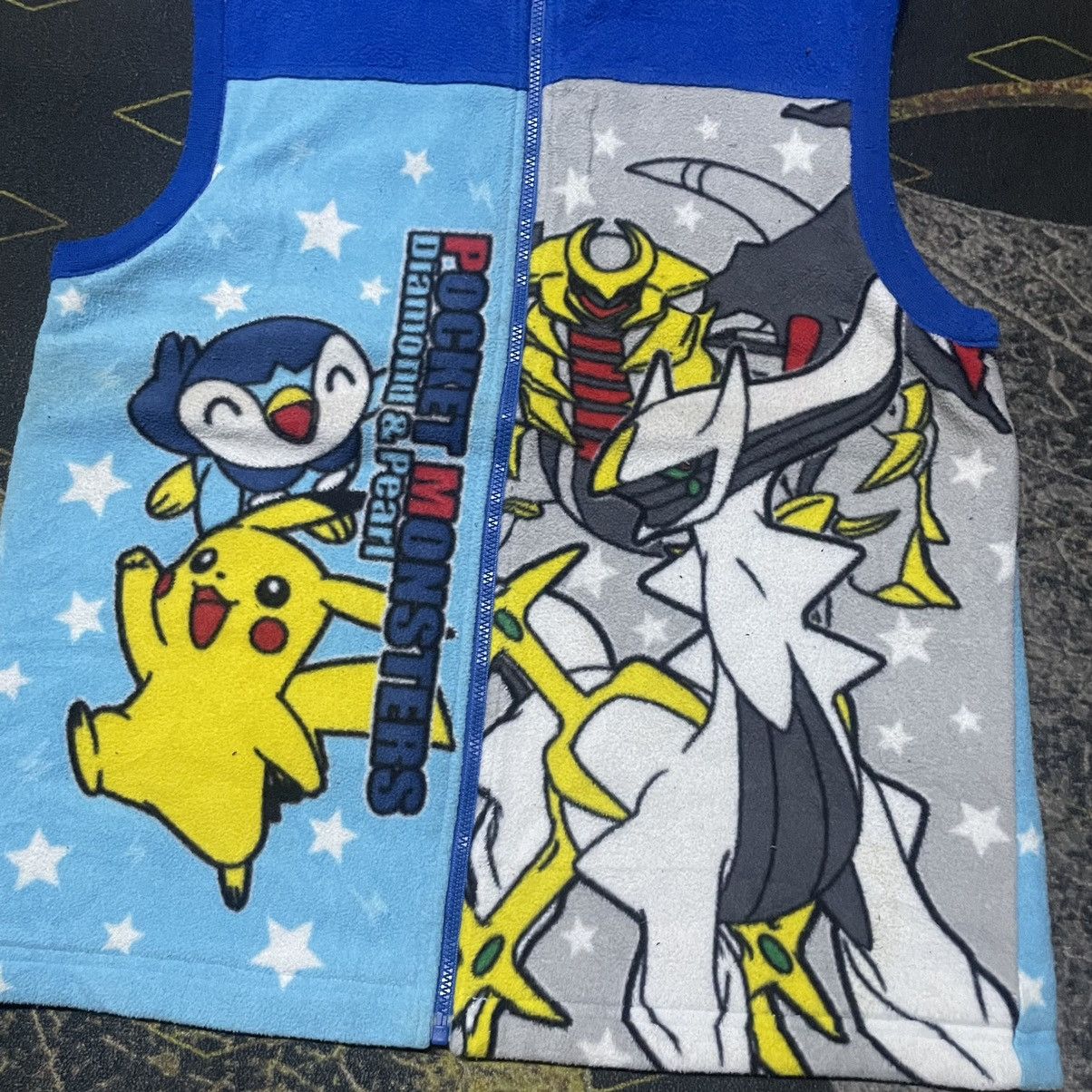 Anime × Japanese Brand × Nintendo 💥Nintendo Pokemon Diamond & Pearl Fleece Sweater Kid Size Size US XXS / EU 40 - 3 Thumbnail