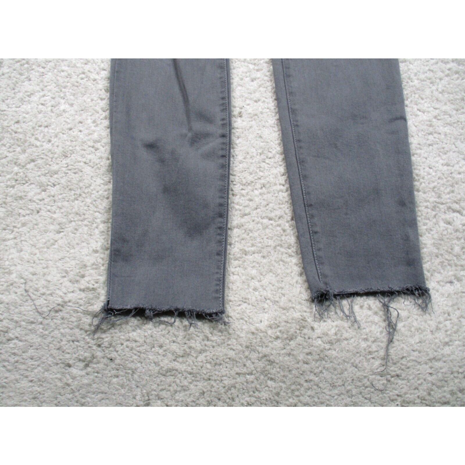 FRAME White Frayed Denim Jegging XS main image 1