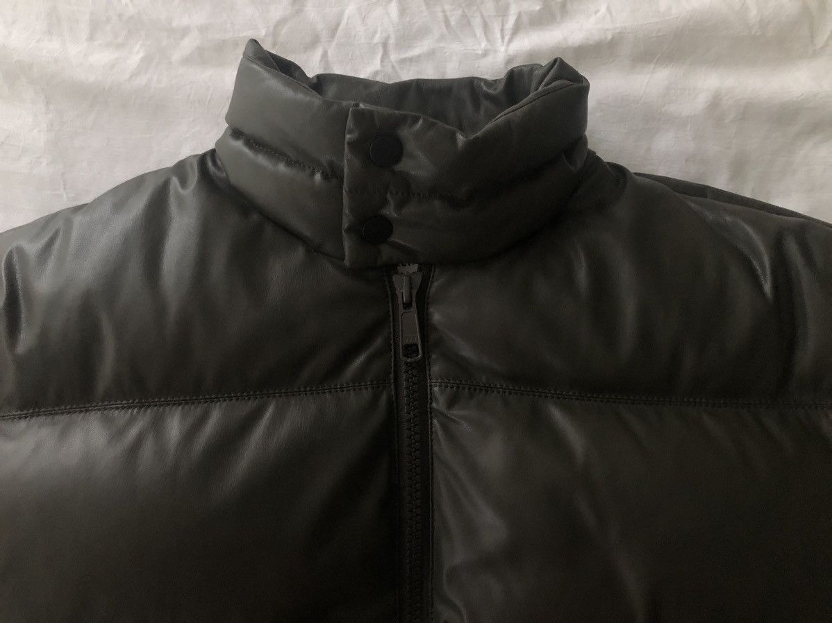 A. A. Spectrum A. A. SPECTRUM Khaki Down Faux-Leather Puffer Jacket Size US XS / EU 42 / 0 - 4 Thumbnail