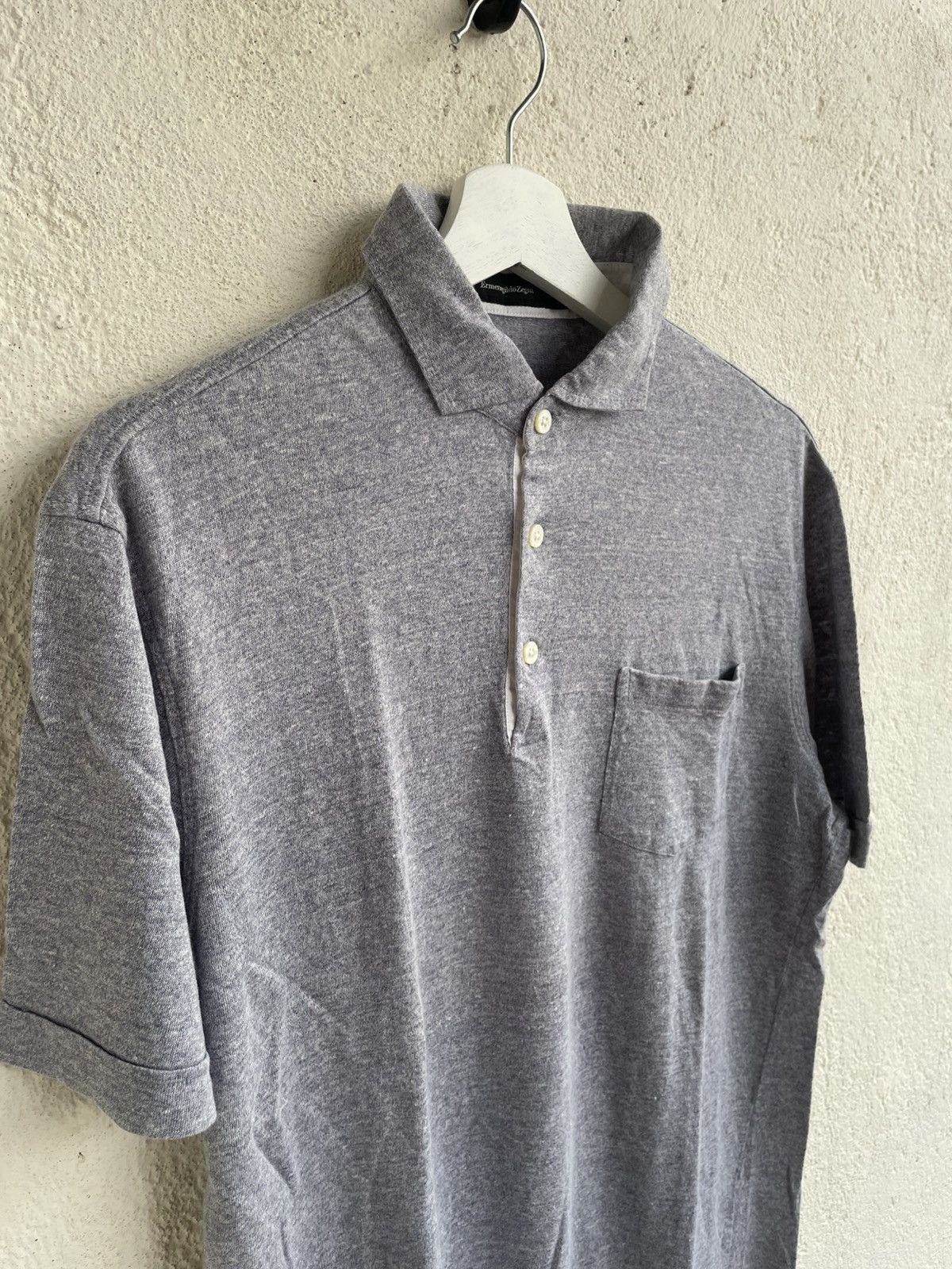 Ermenegildo Zegna 2000s Zegna Vintage Polo Shirt Y2K Ifsix Hysteric YSL Japan Size US M / EU 48-50 / 2 - 4 Thumbnail