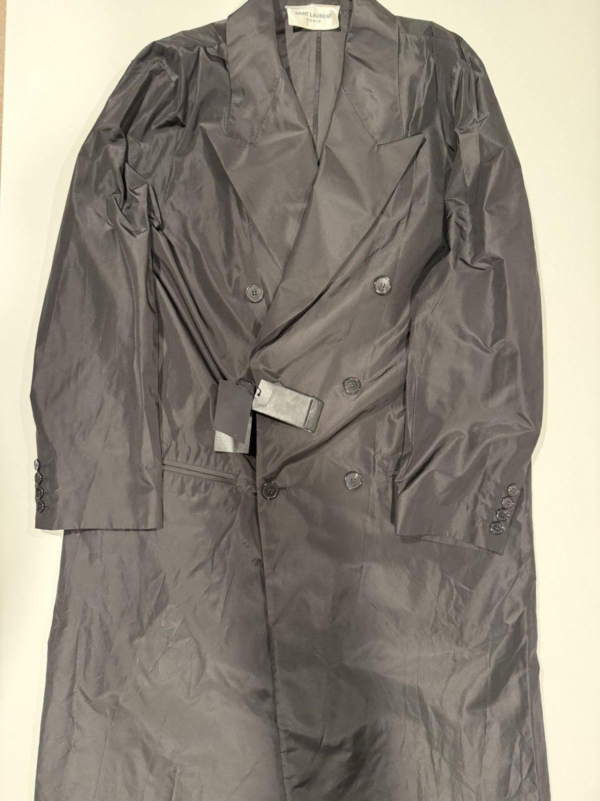 Saint Laurent Paris Saint Laurent men’s 2023 silk coat. 50/40. $4900 Size US M / EU 48-50 / 2 - 1 Thumbnail