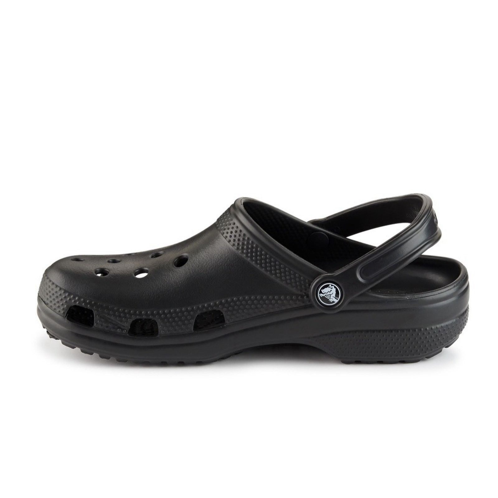Crocs Crocs Classic Clog Black Men 8 Slip On Comfort Clog Sandals Size US 10 / EU 43 - 4 Thumbnail