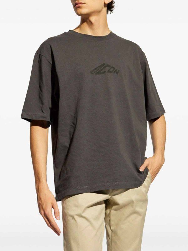 Dsquared2 o1mle0126 Icon Logo T-Shirt in Gray Size US S / EU 44-46 / 1 - 2 Thumbnail