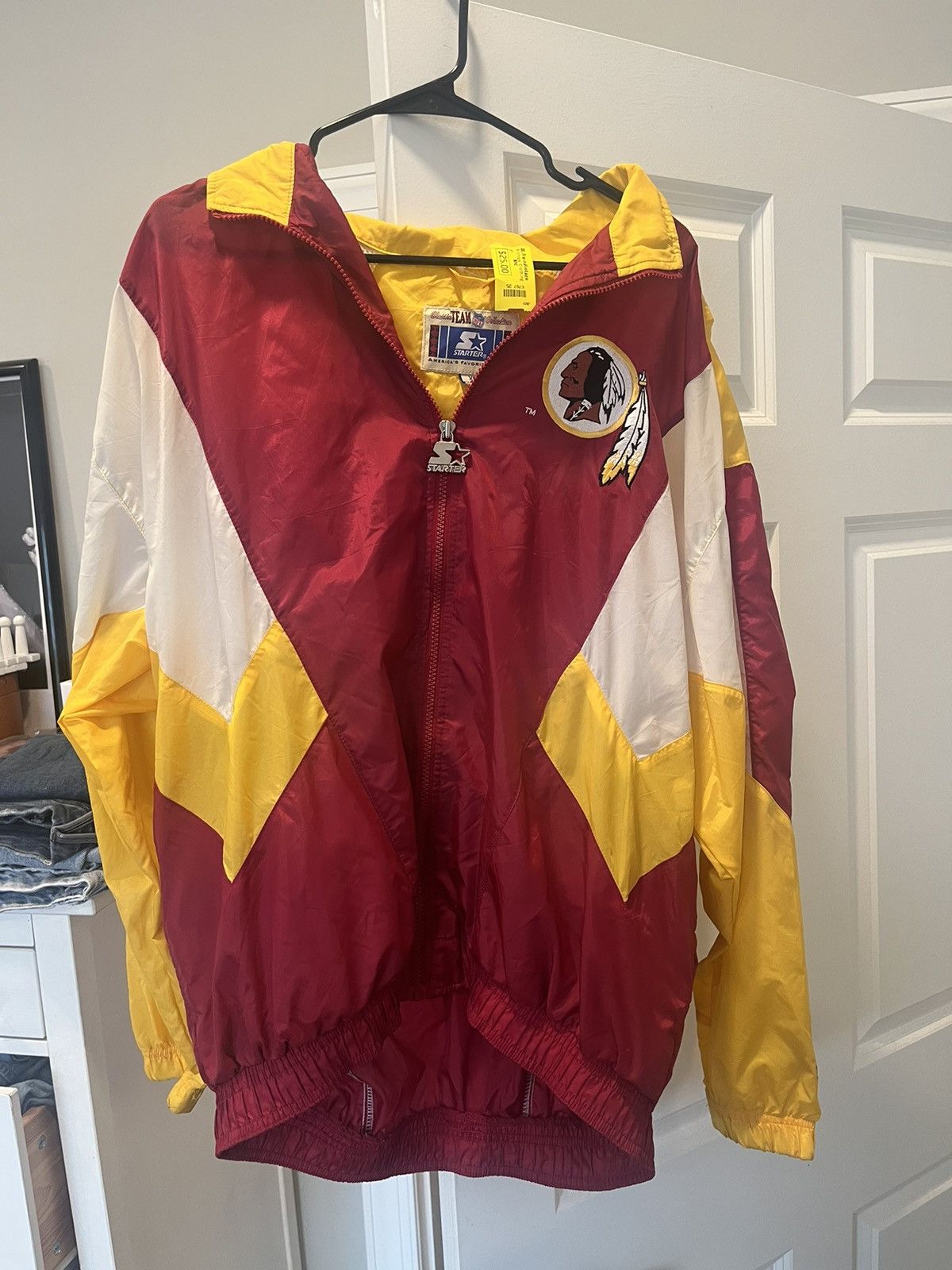 NTWRK - VTG Washington Redskins Starter Bomber Jacket Sz M