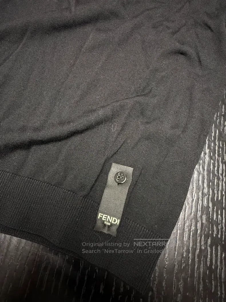 Fendi Fendi Monogrammed Double F Knit Top Size US M / EU 48-50 / 2 - 7 Thumbnail