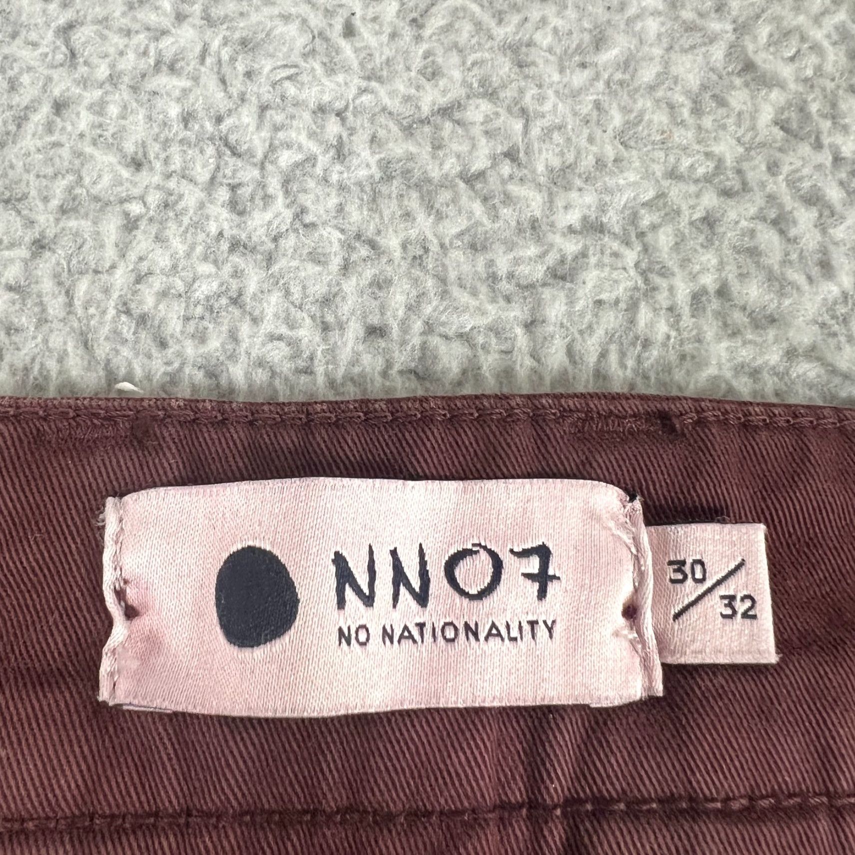 Vintage NNO7 Men's Slim Tapered Chino Pants Size 30 Red Cotton Casual Formal Workwear NWT Size US 30 / EU 46 - 5 Thumbnail