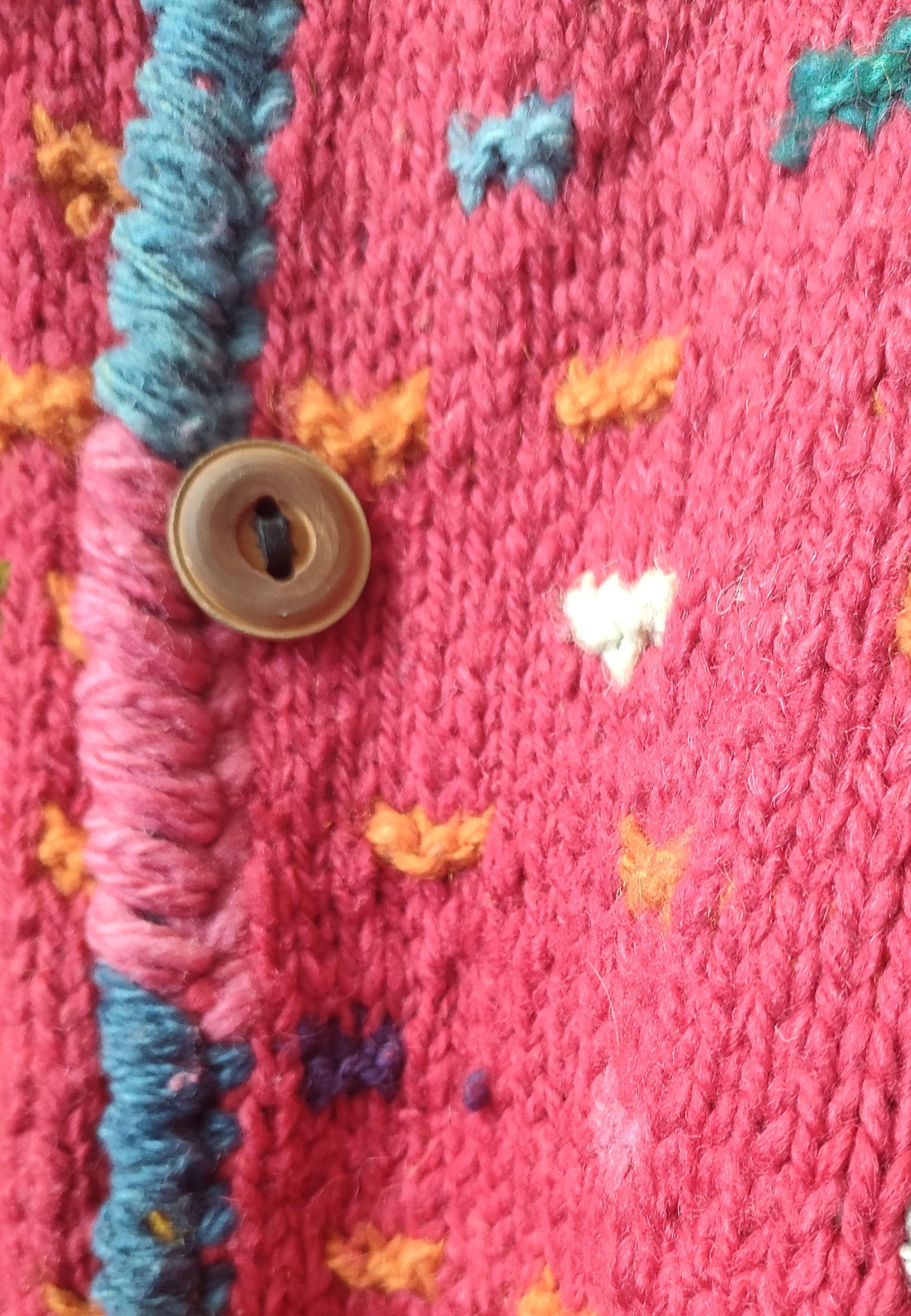 Handmade × Vintage Amano Hand Knit Vintage Oversized Sweater London Size XXL / US 16-18 / IT 52-54 - 2 Thumbnail