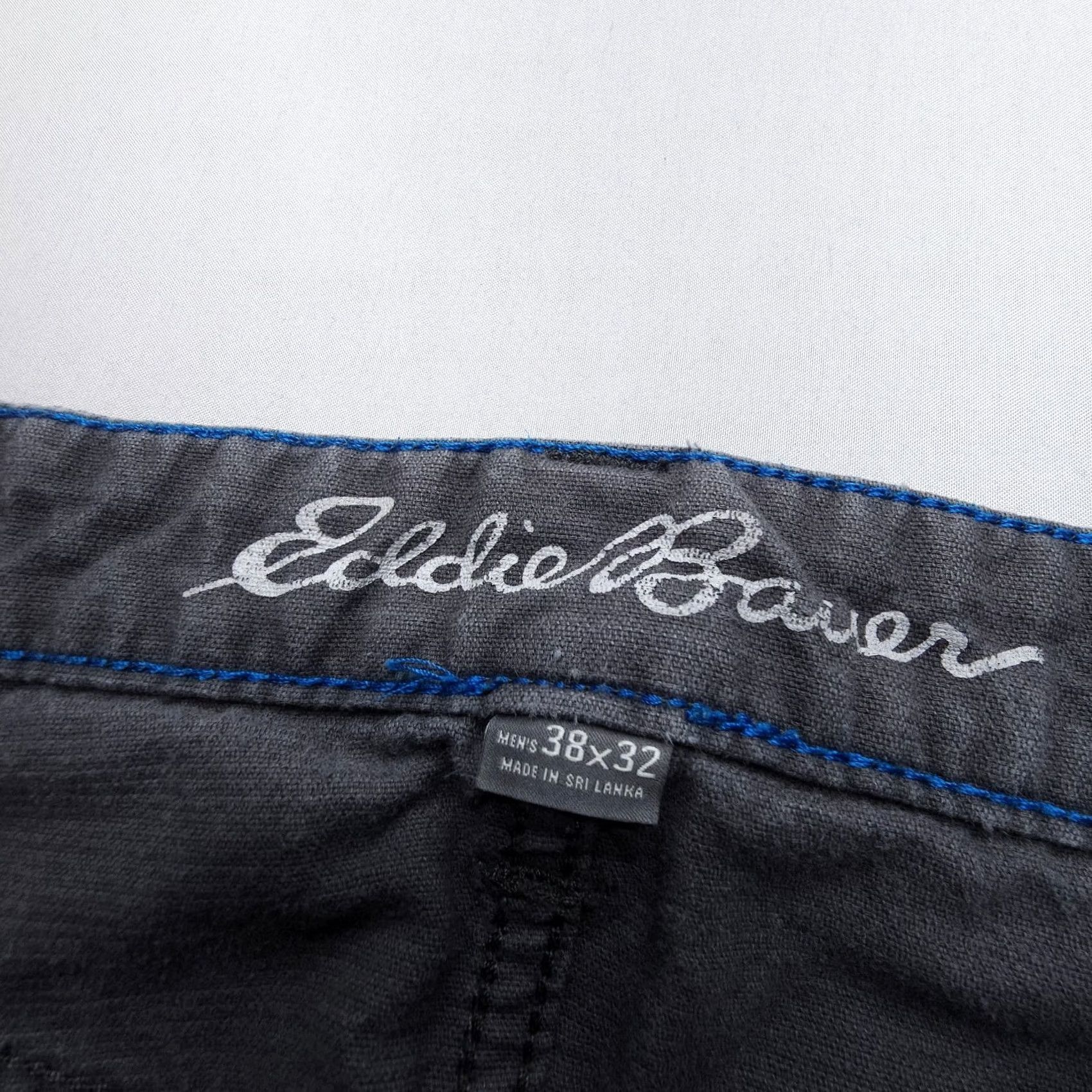 Eddie Bauer Eddie Bauer Mens Gray Straight Corduroy Pants 38 x 32 (Actual 36 x 31") Regular Chino Casual Pants Size US 38 / EU 54 - 6 Thumbnail