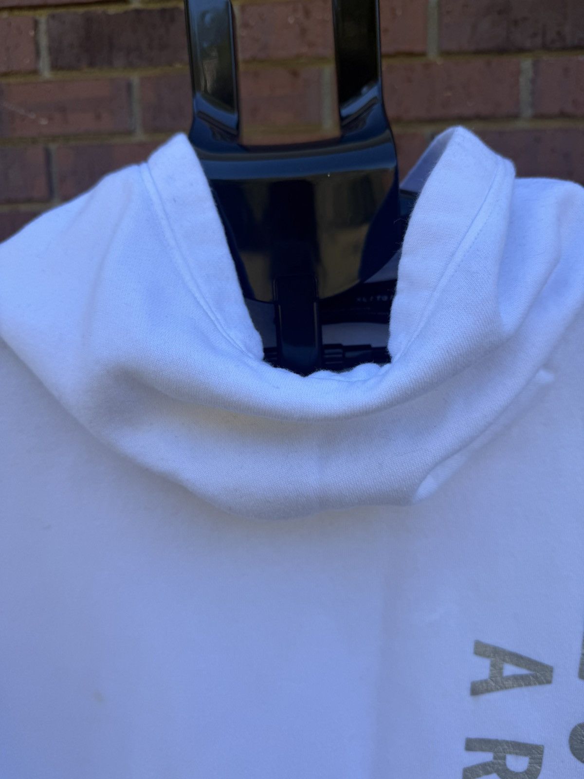 Under Armour Under Armour Loose Fit Cowl Neck Logo Hoodie White Silver Size XL / US 12-14 / IT 48-50 - 5 Thumbnail