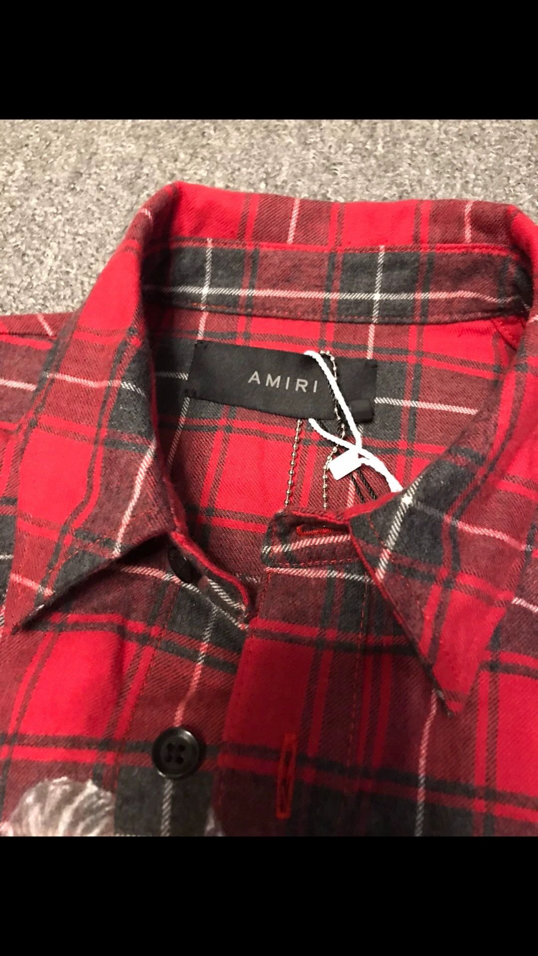 Amiri Amiri Shirt Cotton Flannel Graffiti XS Size US XS / EU 42 / 0 - 5 Thumbnail