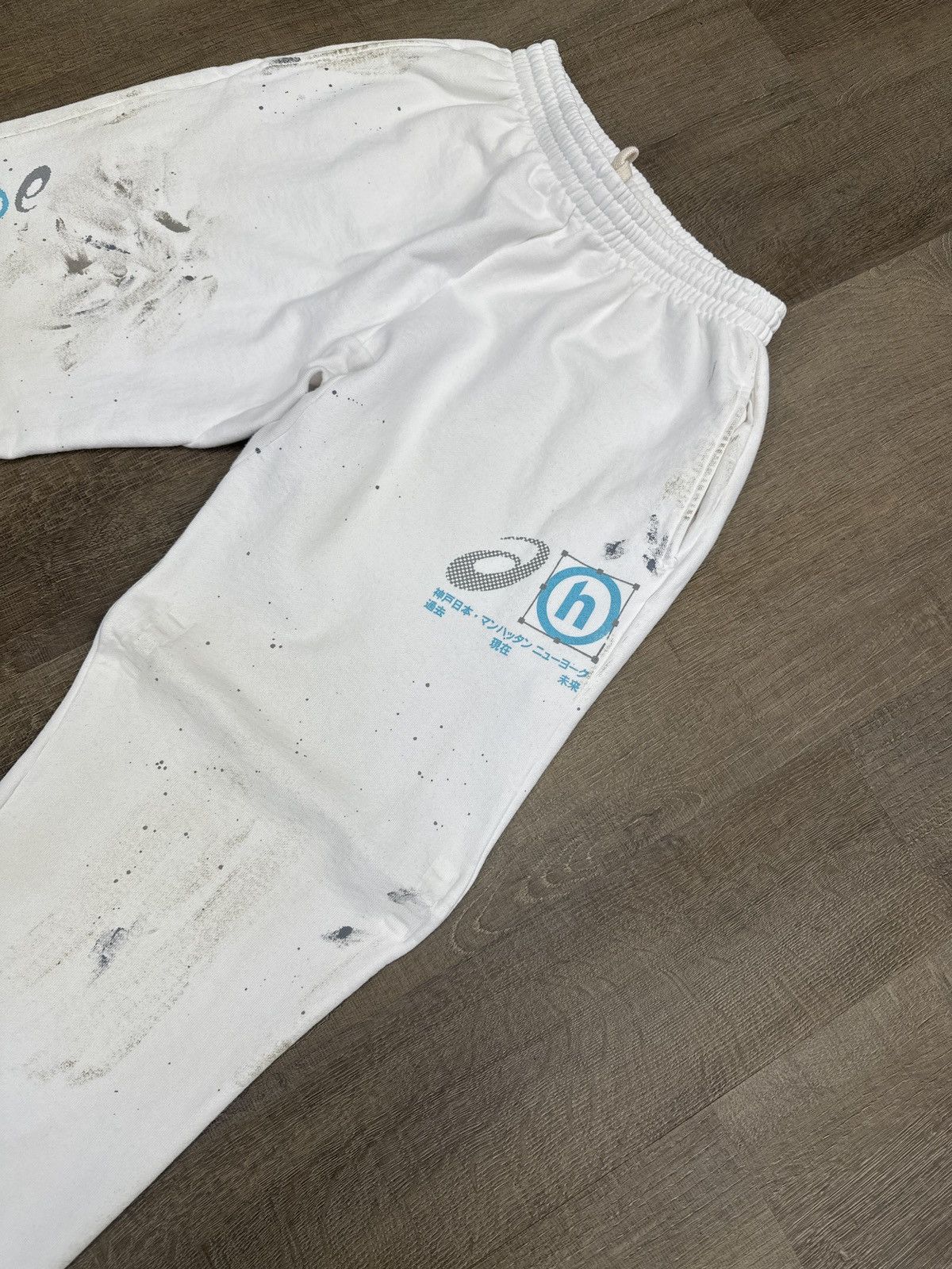 Asics × HIDDEN Hidden NY x Asics Printed Ink Sweatpants New Medium Size US 32 / EU 48 - 4 Thumbnail