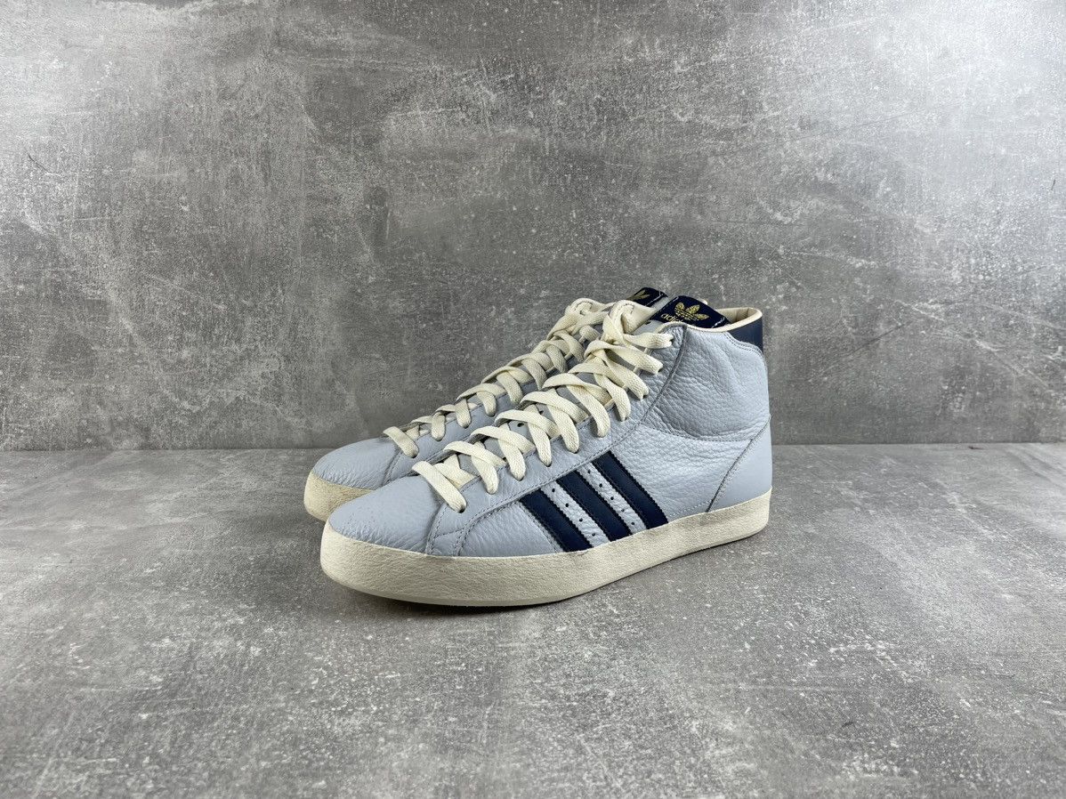 Adidas Adidas Originals Basket Profi High Sneakers Gray Leather Size US 10.5 / EU 43-44 - 1 Thumbnail