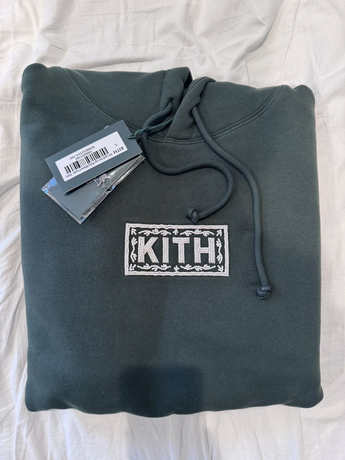 KITH LOYALTY VITALITY WILLIAMS BOX LOGO HOODIE SIZE LARGE