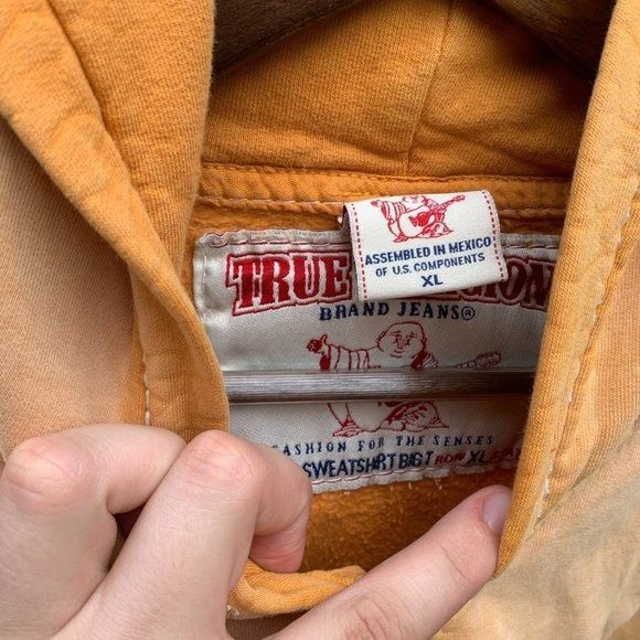 True Religion × Vintage Vintage True Religion Big Logo Sweatshirt XL 'Buddha Sunburs Size US XL / EU 56 / 4 - 8 Thumbnail