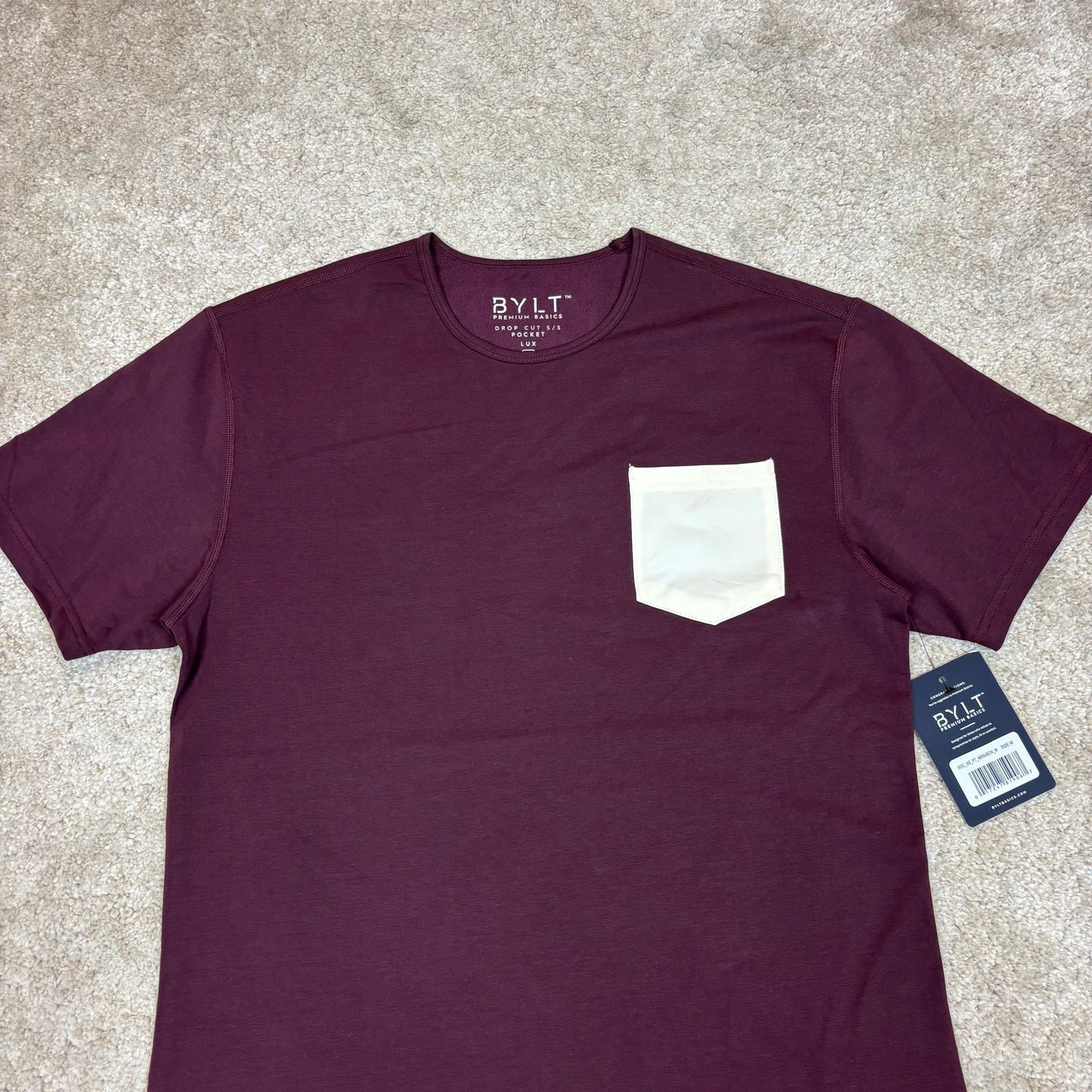 Other NWT Bylt Drop Cut Short Sleeve Pocket Lux Tee Shirt Men's M Size US M / EU 48-50 / 2 - 2 Thumbnail