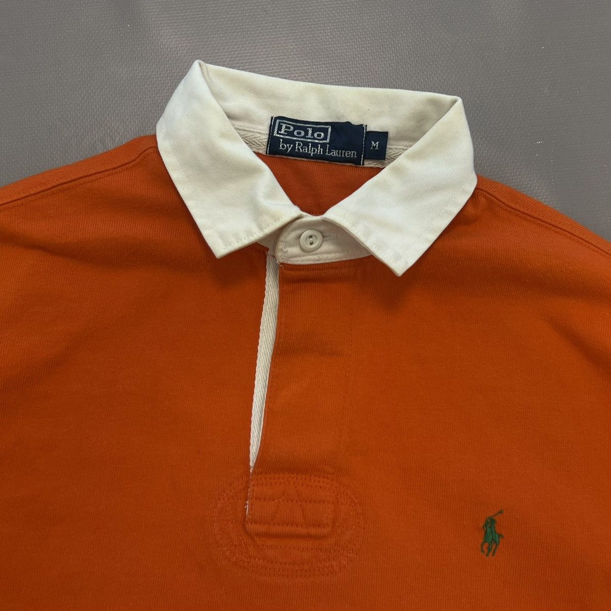 Polo Ralph Lauren × Rugby Ralph Lauren × Vintage Vintage Polo Ralph Lauren Big Logo #6 Rugby Shirt Size M Size US M / EU 48-50 / 2 - 5 Thumbnail