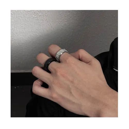 Jewelry Crazy Jewelry Rings Open Size Chrome Ring (Size 7-13) Size ONE SIZE - 2 Thumbnail
