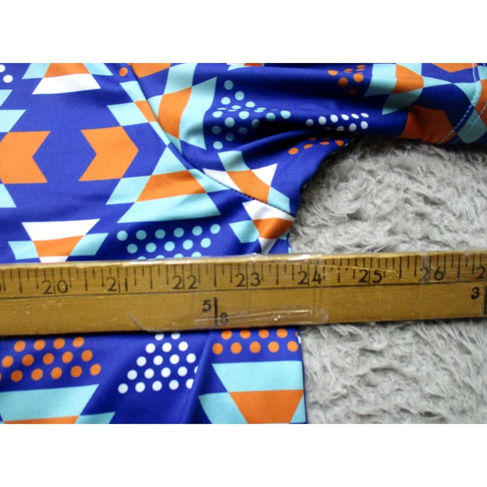 Vintage Pins & Aces Golf Polo Shirt Mens 2XL Blue Geometric Aztec Performance Stretch Size US XXL / EU 58 / 5 - 7 Thumbnail