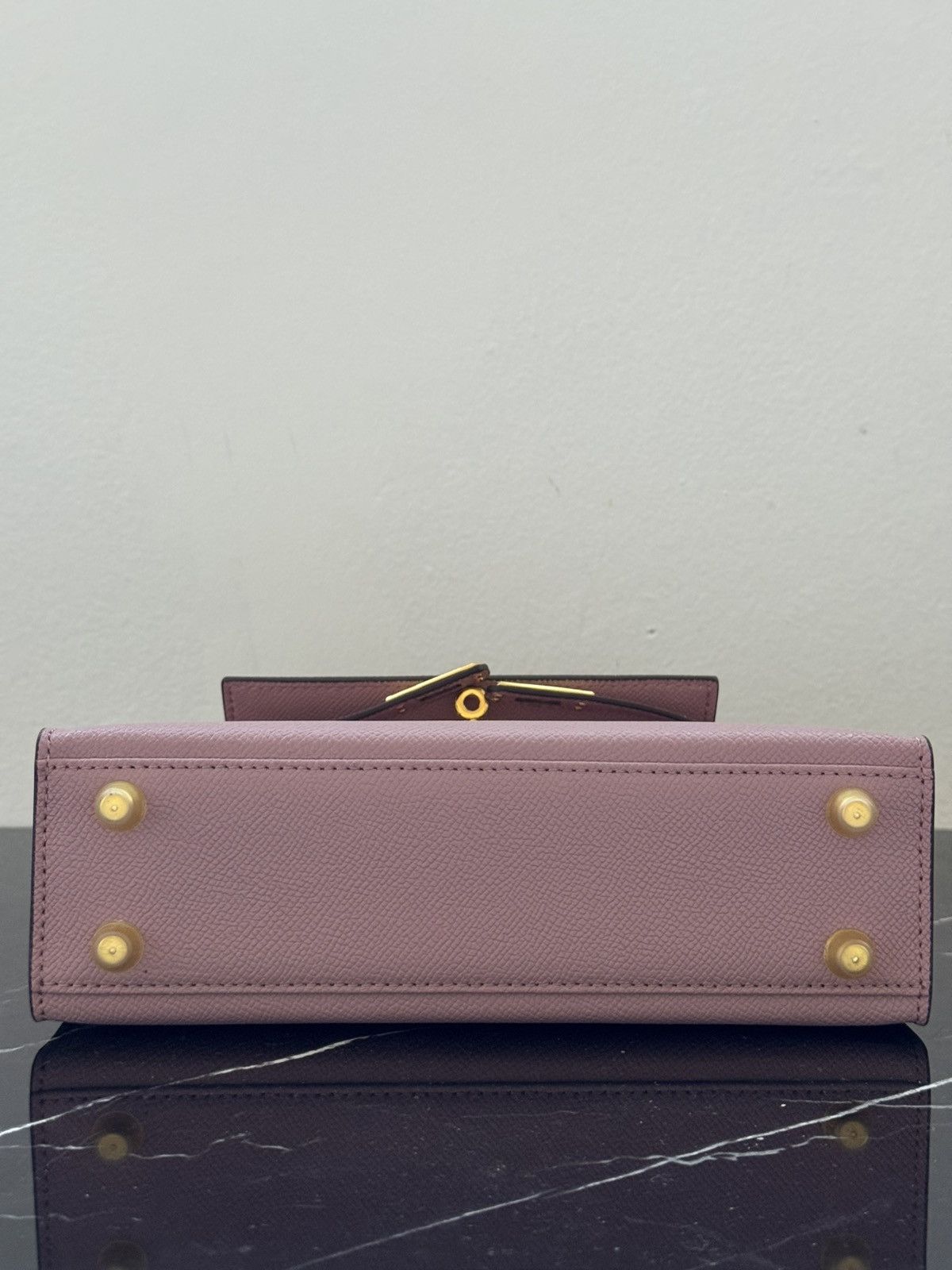 Other Mauve “Kelly-Style” Top Handle Bag Size ONE SIZE - 6 Thumbnail