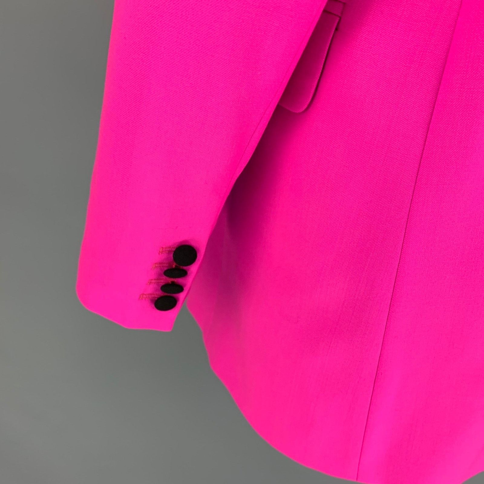 Other MARCELL VON BERLIN Size 8 Pink Wool Jacket Blazer Size M / US 6-8 / IT 42-44 - 4 Thumbnail