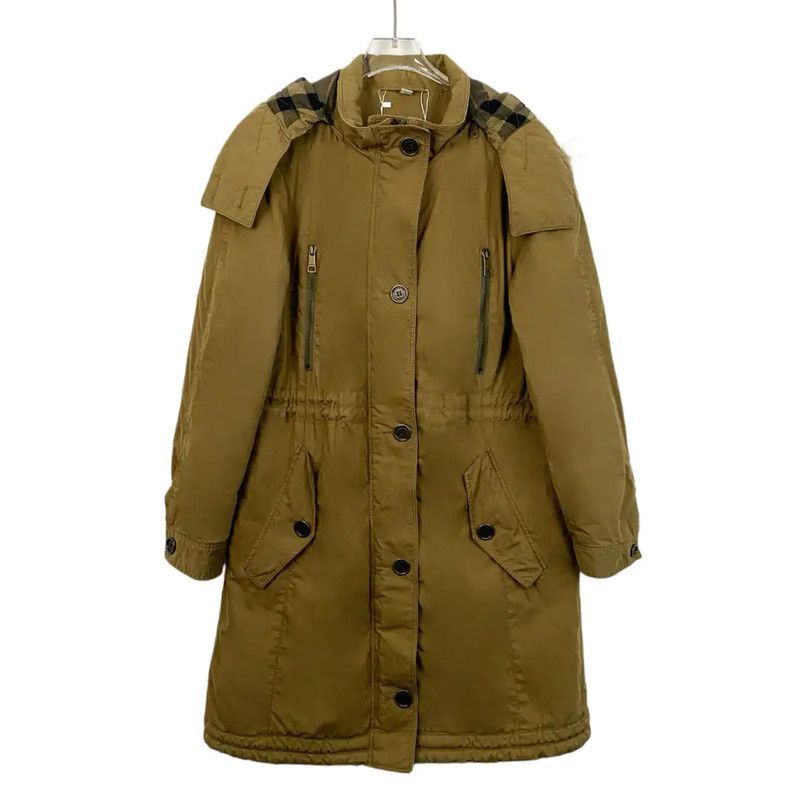 Burberry Burberry Brown Cotton Women's Coat Size M / US 6-8 / IT 42-44 - 1 Thumbnail